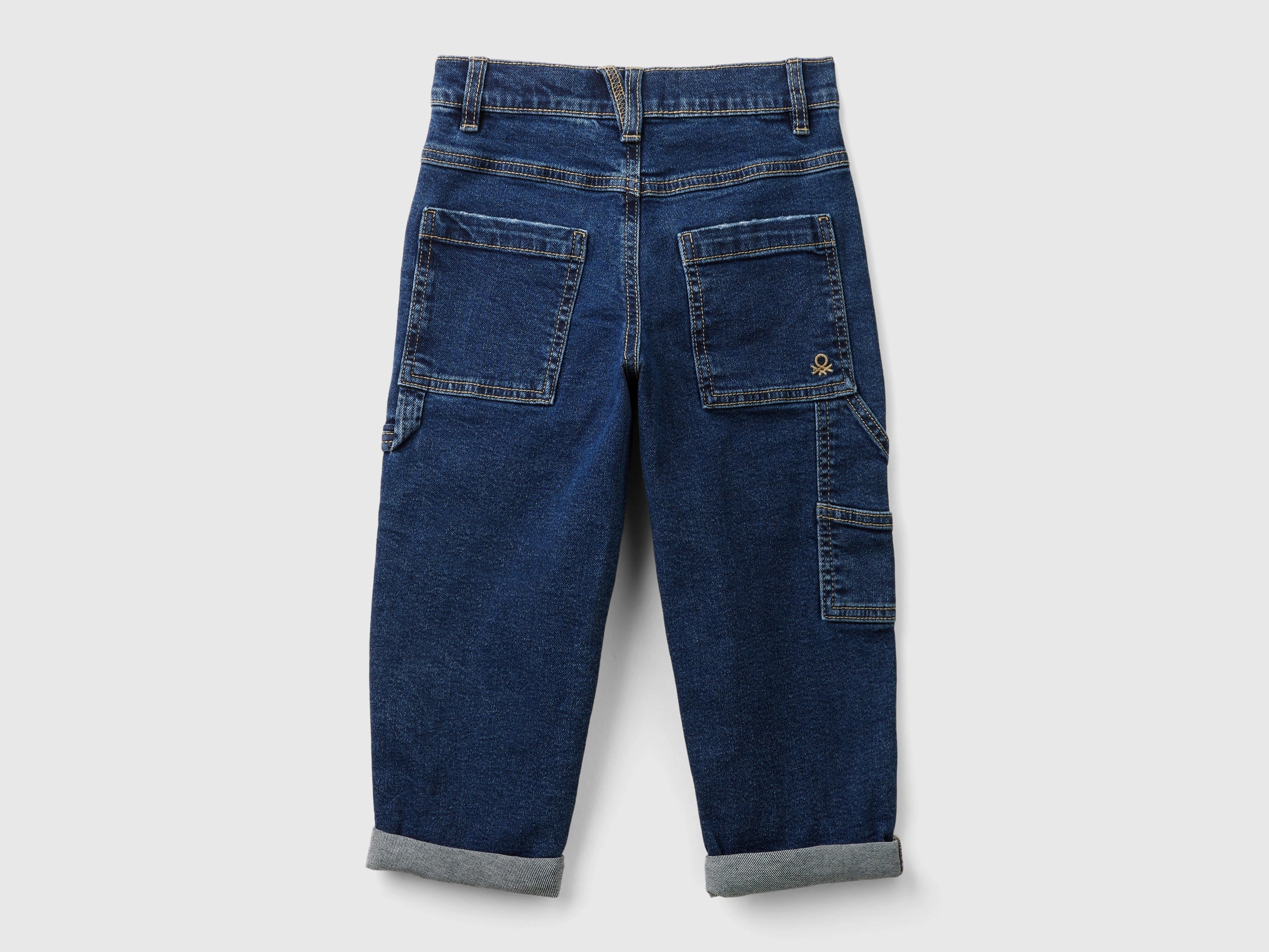 United Colors of Benetton Jeans dritto cotone riciclato bambino