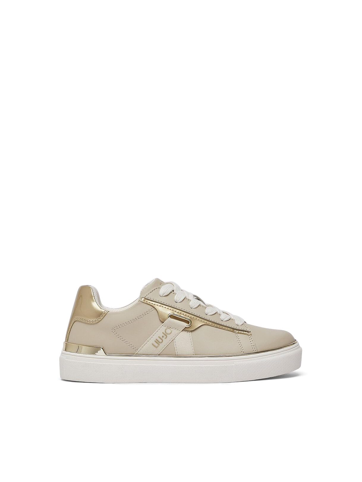 Liu Jo Scarpe Sneakers Pelle Beige 35 EU