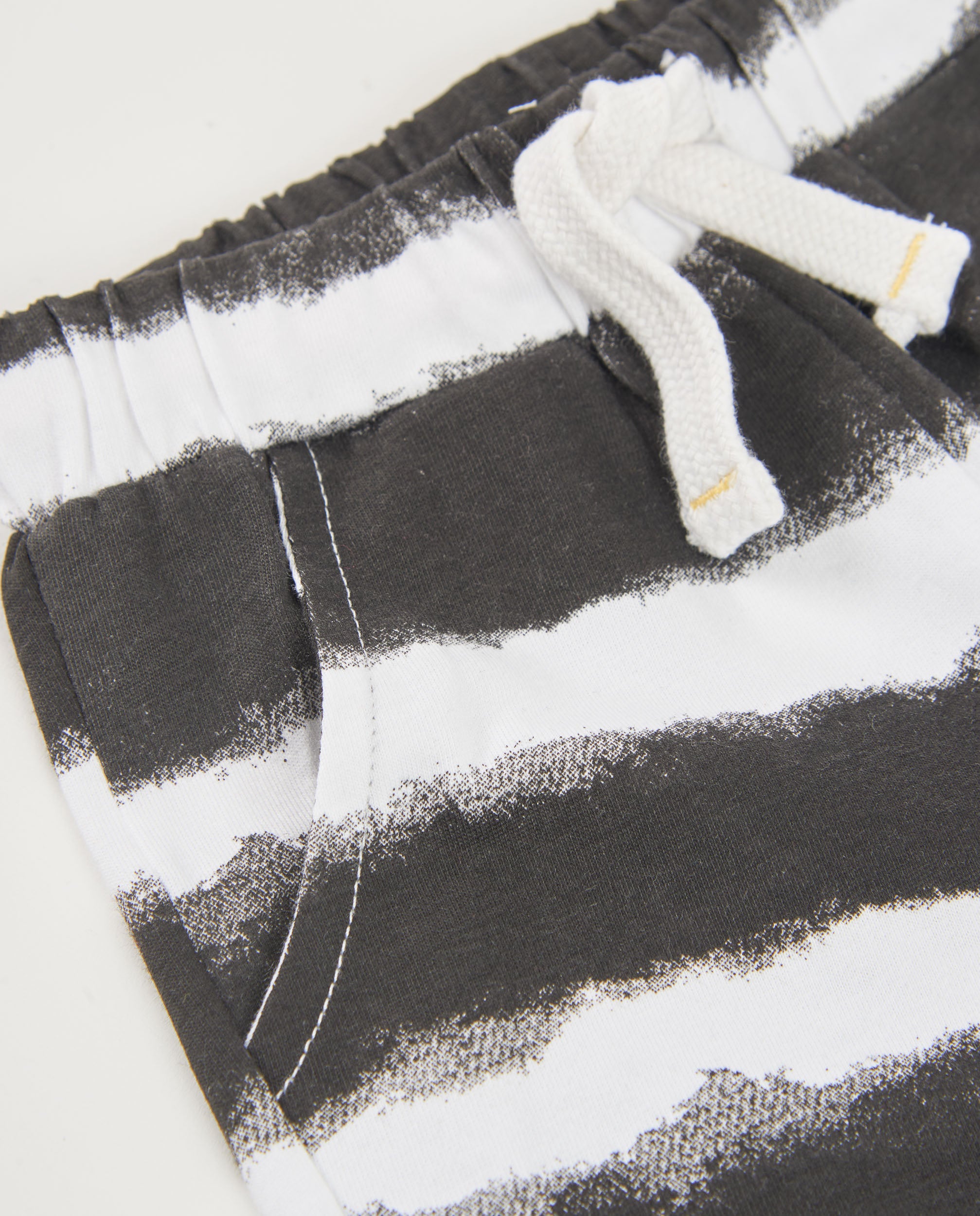 TucTuc Bermuda maglia bambino righe nero
