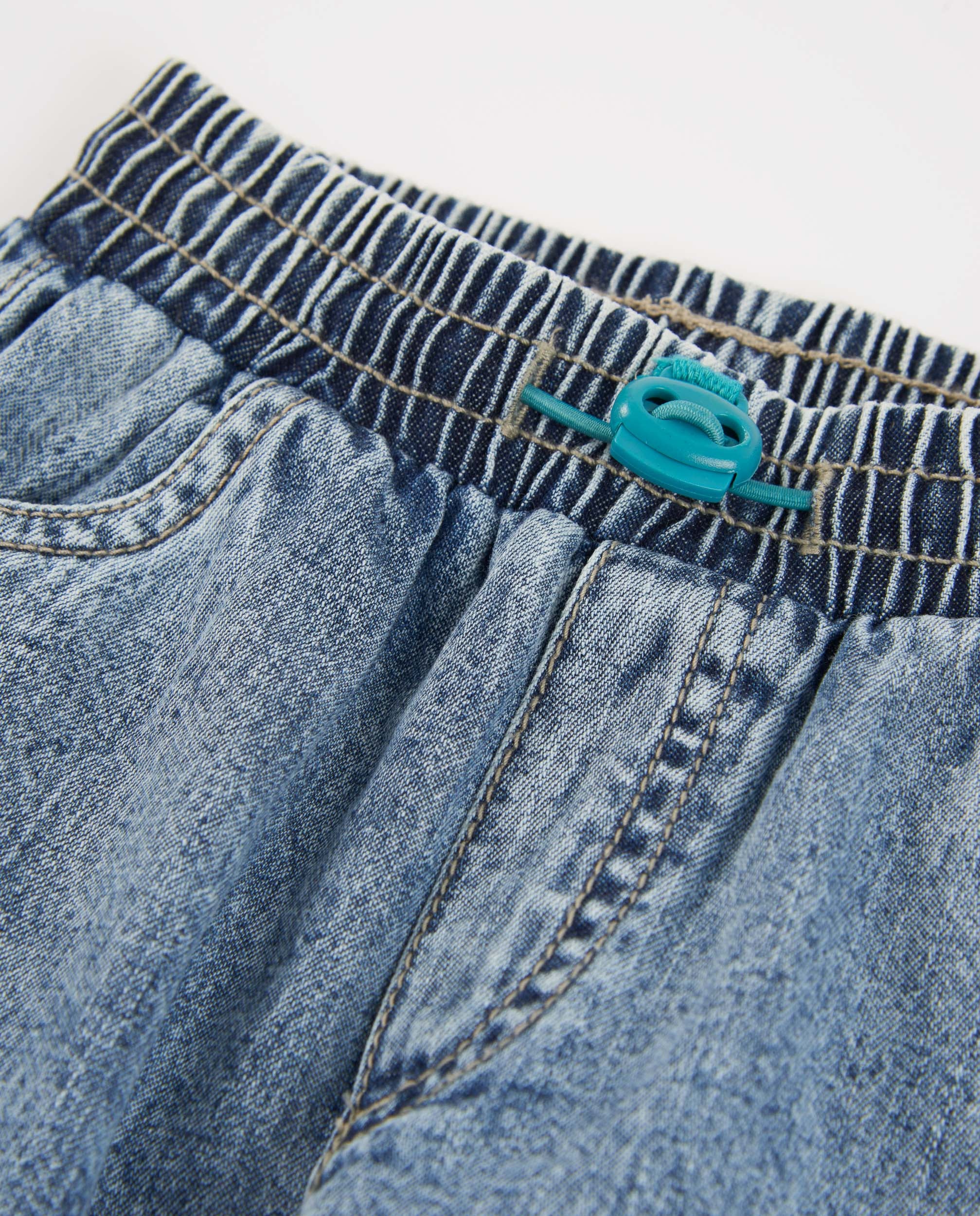 TucTuc Pantaloni jeans bambino denim cargo tasche