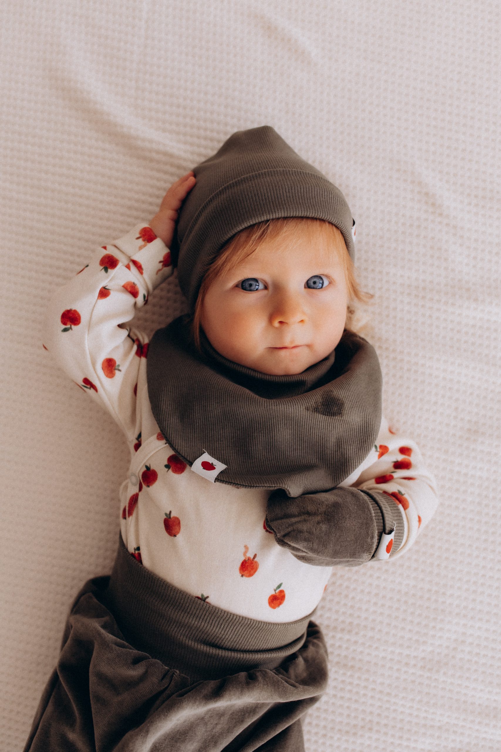 Woolly Organic Bib GOTS bavaglino cotone organico AW26