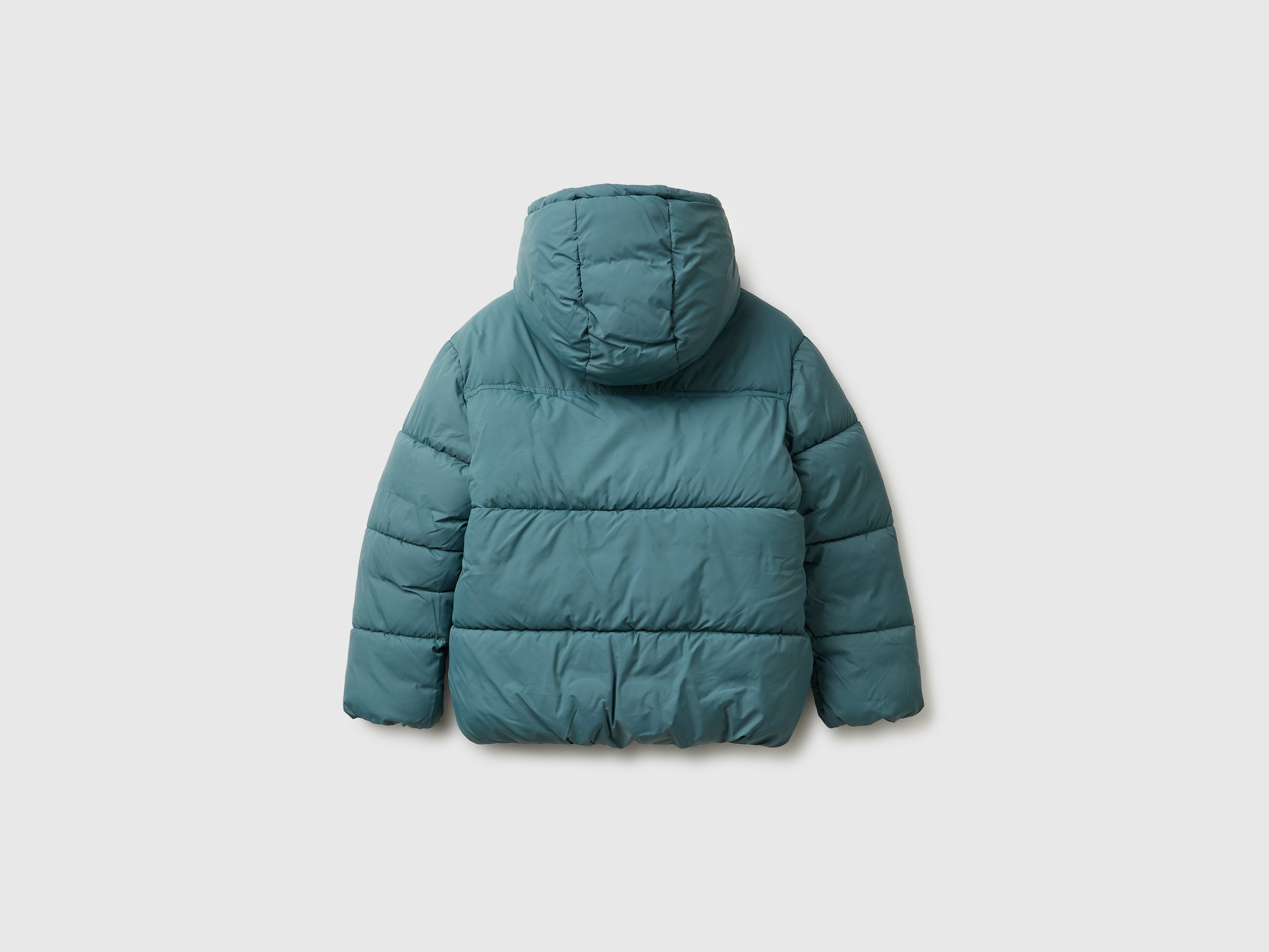 Benetton Padded Jacket Piumino nylon taglia L interno teddy