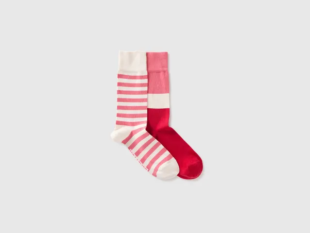 United Colors of Benetton calzini fantasia cotone 2 paia 42-46