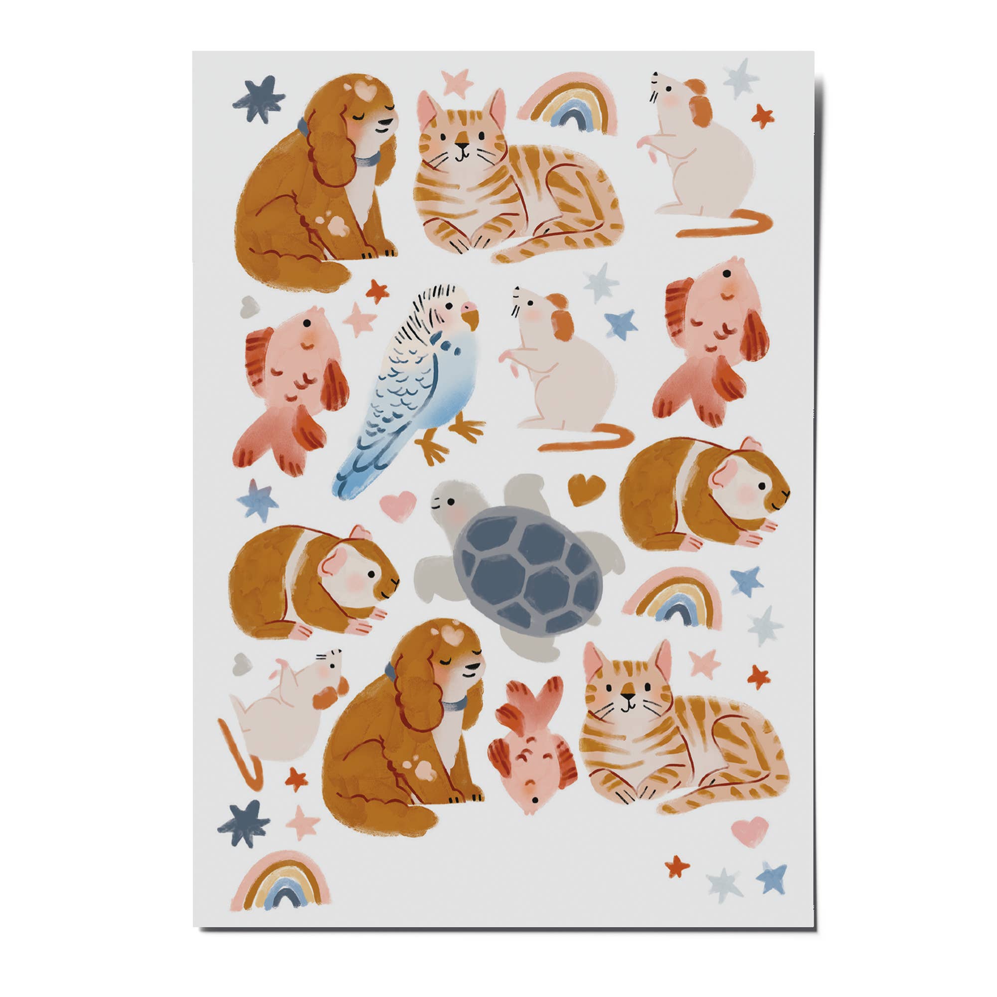 Nuuk Tatuaggi Temporanei Pets Animali Delicati Bambini