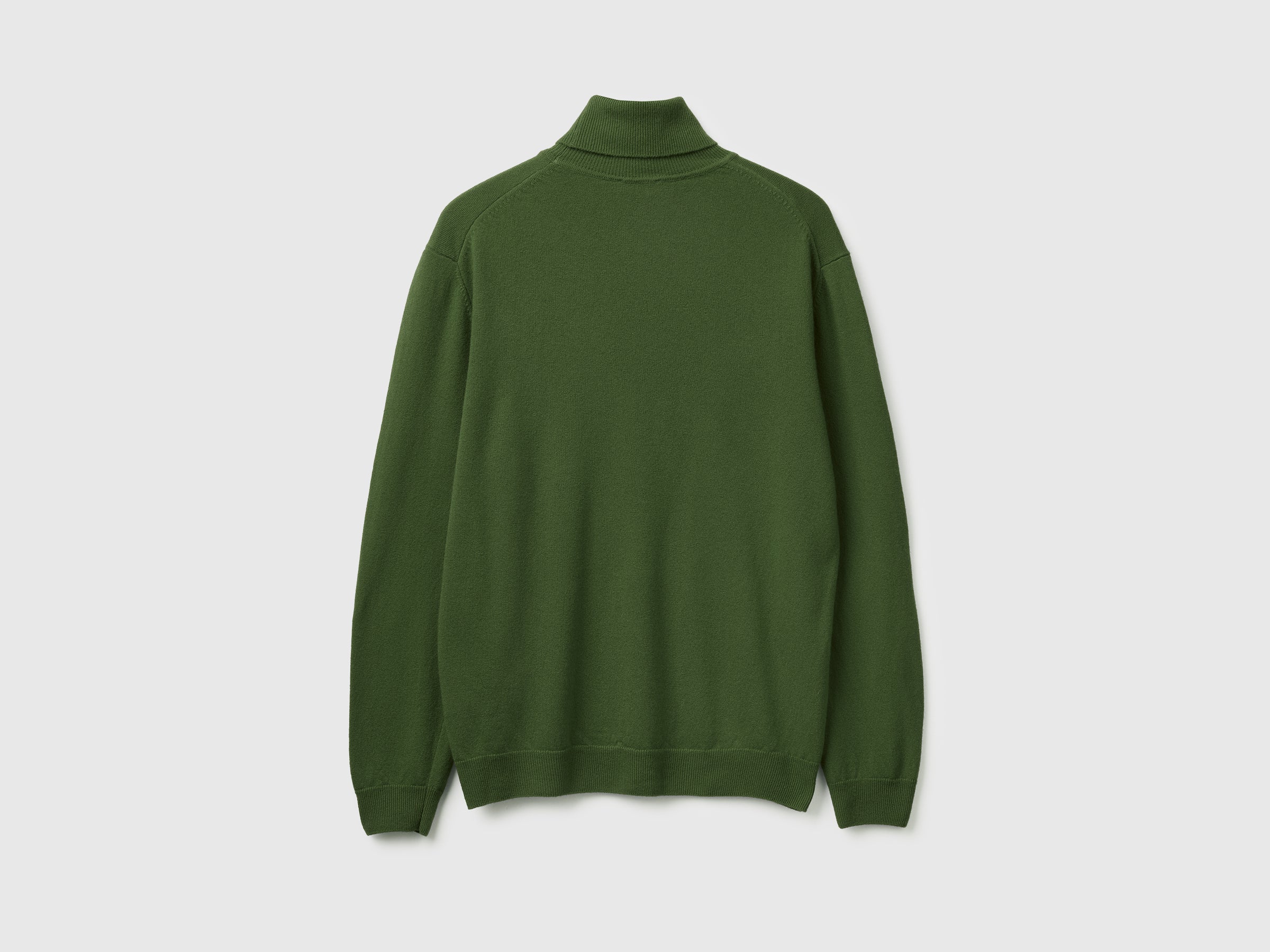 United Colors of Benetton Dolcevita Lana Merino Verde Oliva L