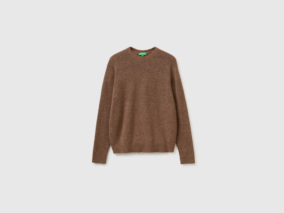 United Colors of Benetton maglione girocollo lana alpaca uomo