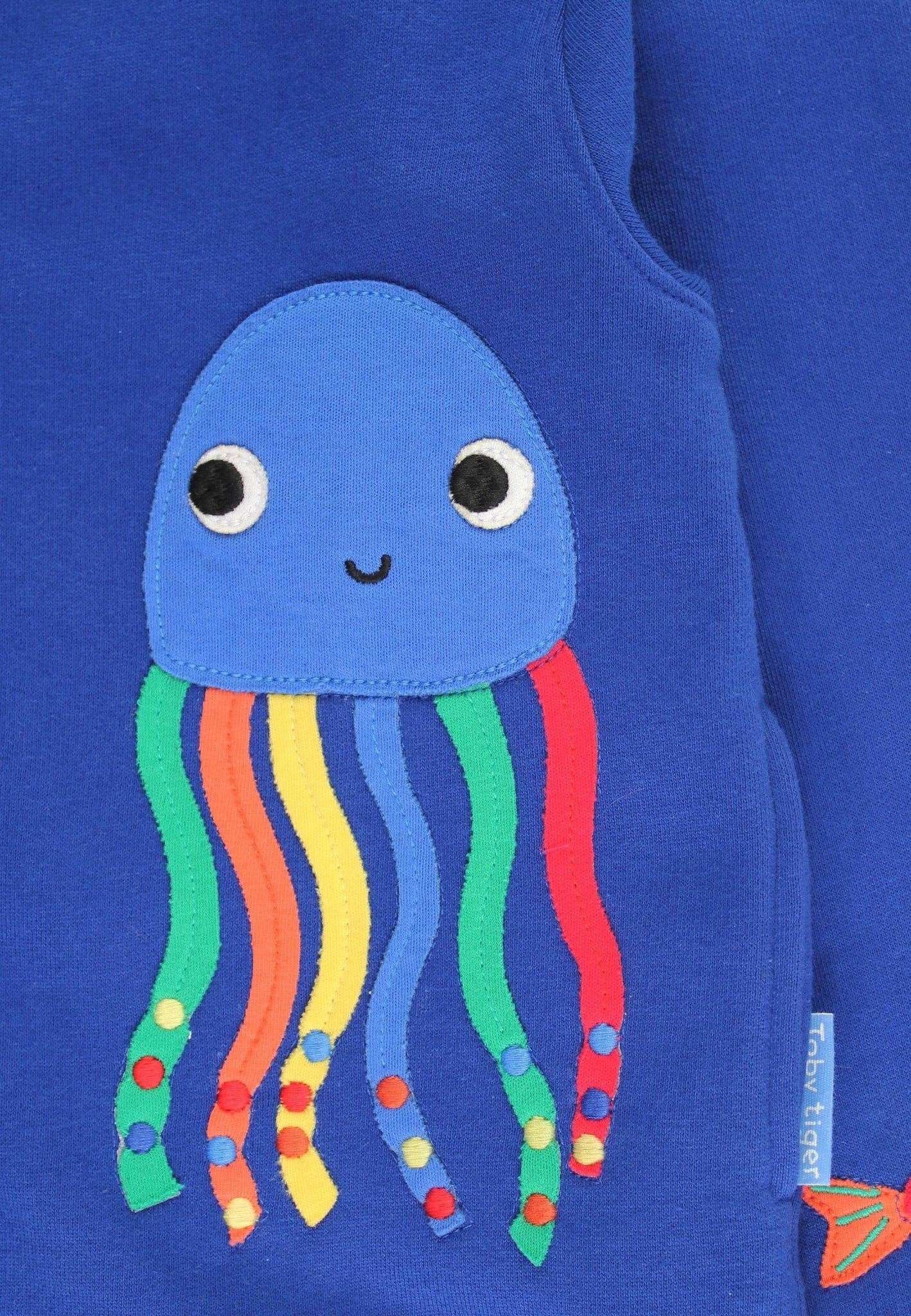 Toby Tiger Medusa Felpa Cappuccio cotone bio 4-5 anni
