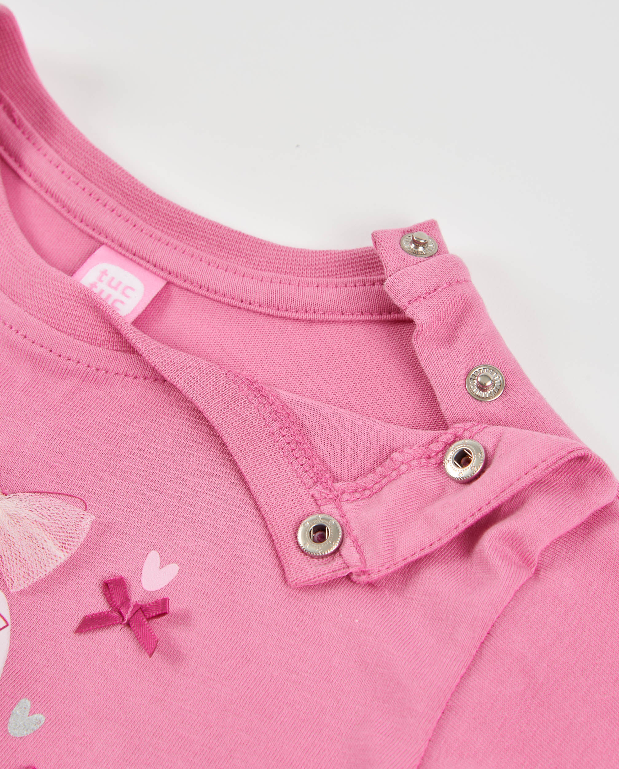 TucTuc Magliette Maglia bambina rosa stampa ballerine