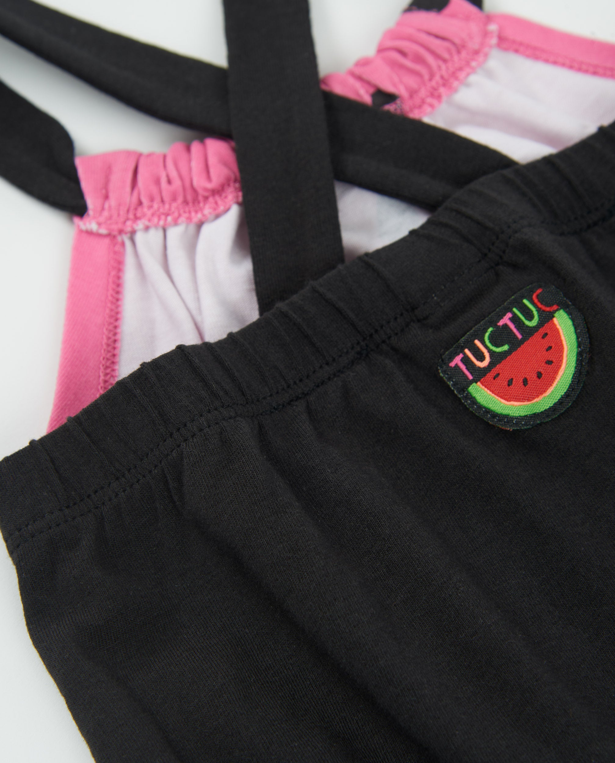 TucTuc Vestiti Vestito Bambina Rosa Stampa Anguria