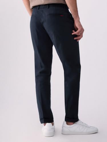 Liu Jo Pantaloni Chino Risvolto gabardina cotone