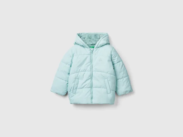 United Colors of Benetton Piumino con Cappuccio 98 neonato