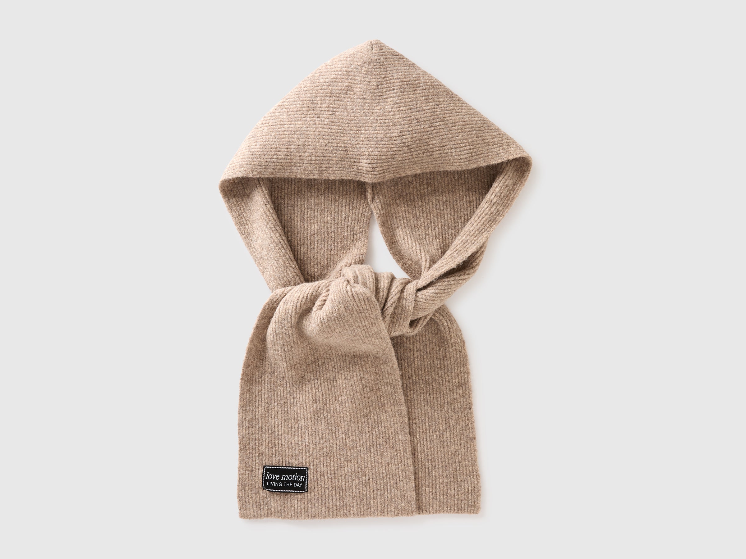 United Colors of Benetton Accessories sciarpa lana cappuccio unica