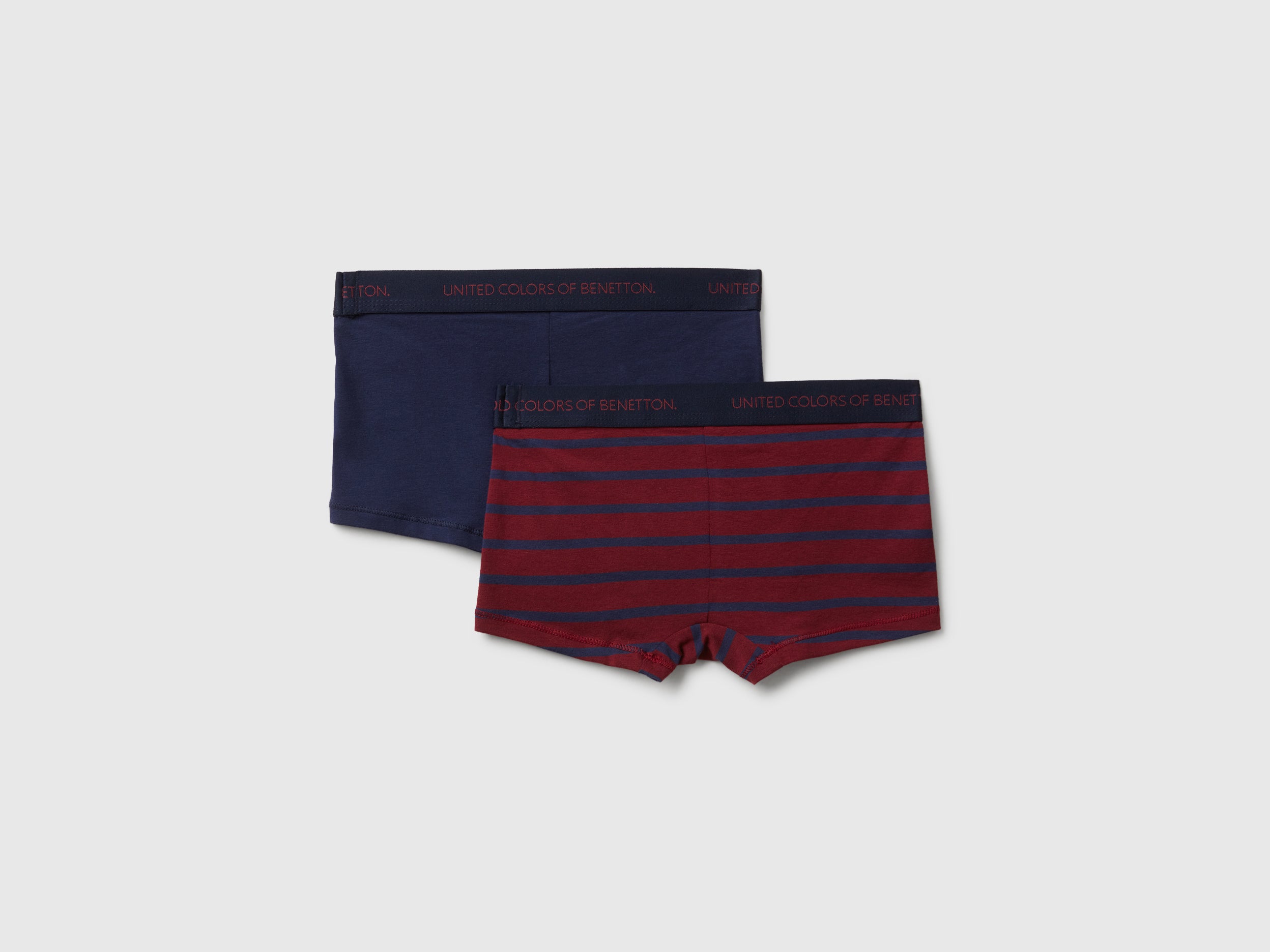 United Colors of Benetton Boxer cotone biological stretch 2 pezzi