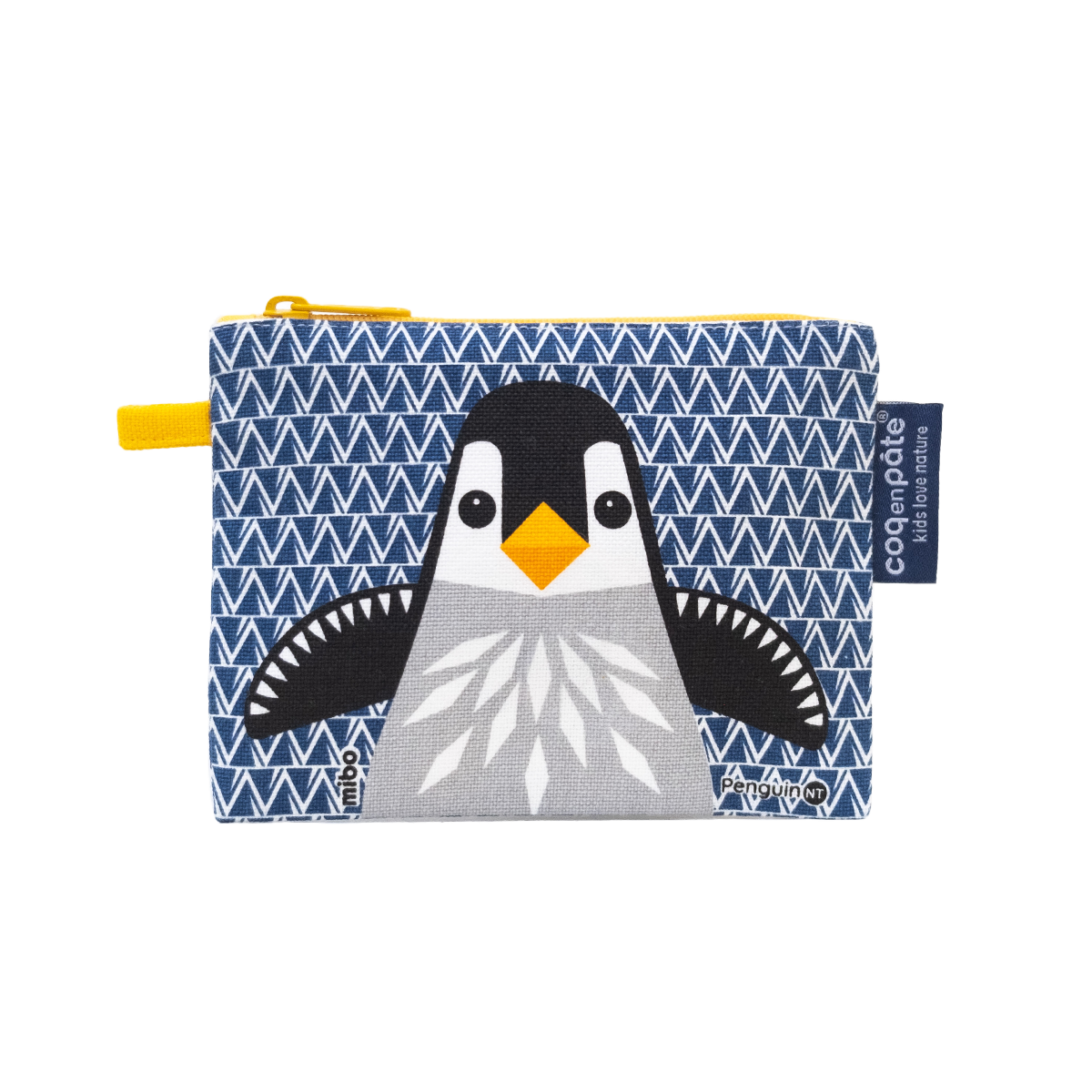 Coq en Pâte portamonete Pinguino cotone bio bimbo