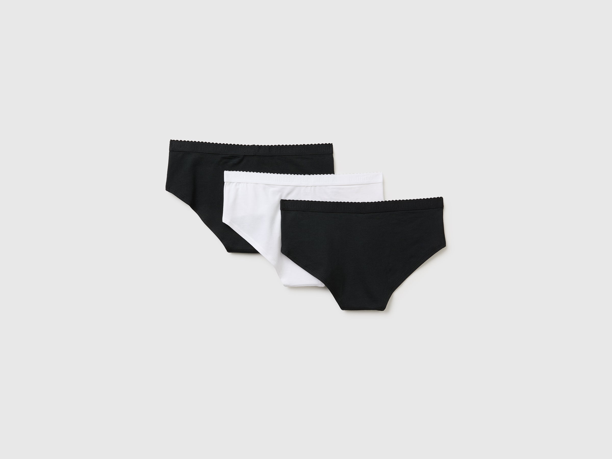 United Colors of Benetton Slip donna cotone tris 3 pezzi