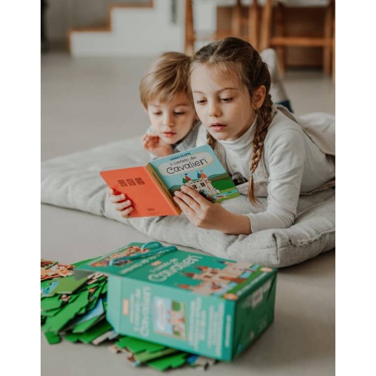 Sassi Q-Box Castello Cavalieri Puzzle 40 Pezzi 4+ Anni