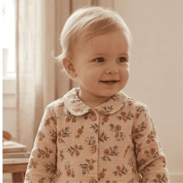 Petite Citrouille Blouse Gabrielle camicetta bimba cotone fiori