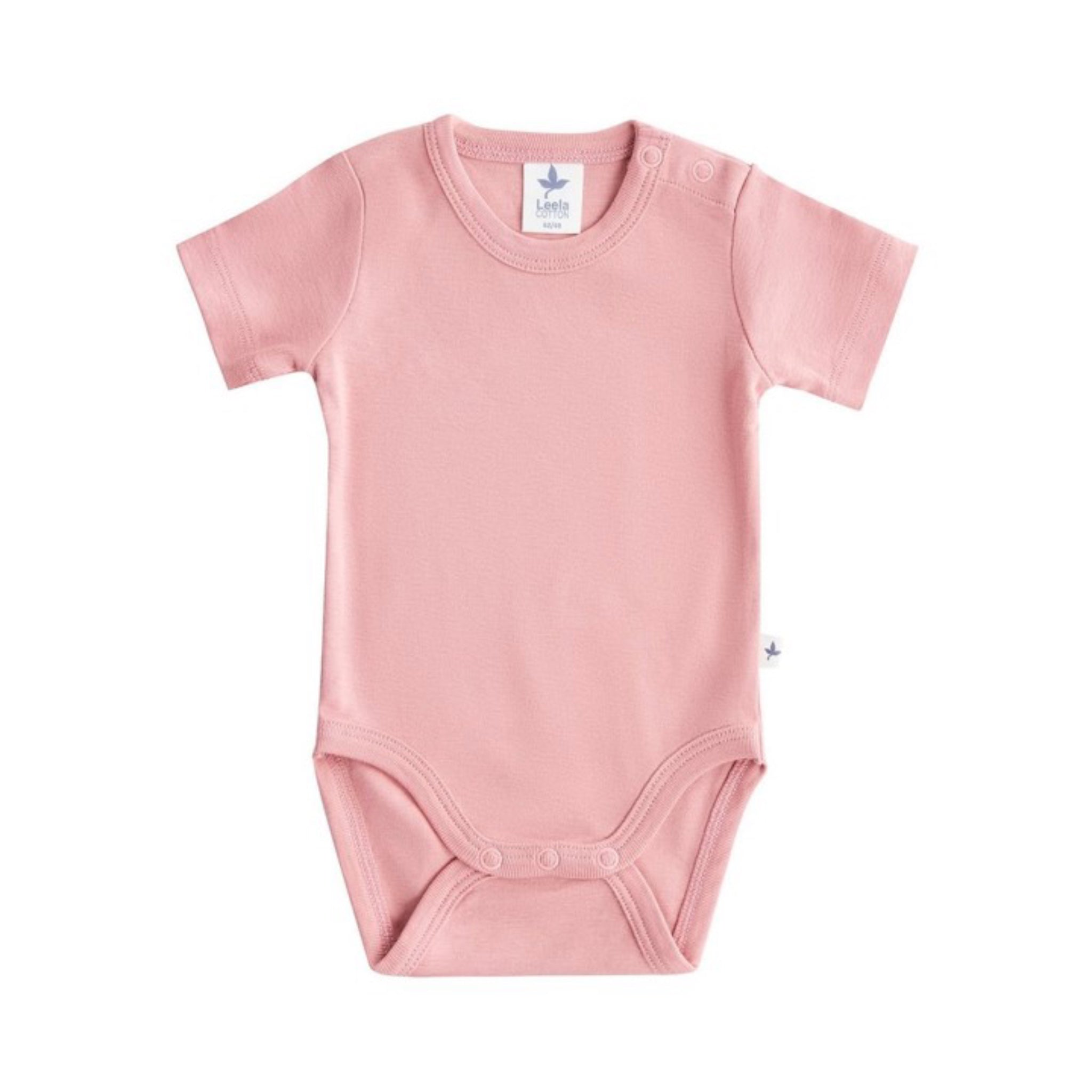Leela Cotton Body Rosa Cotone Bio 3-6 Mesi
