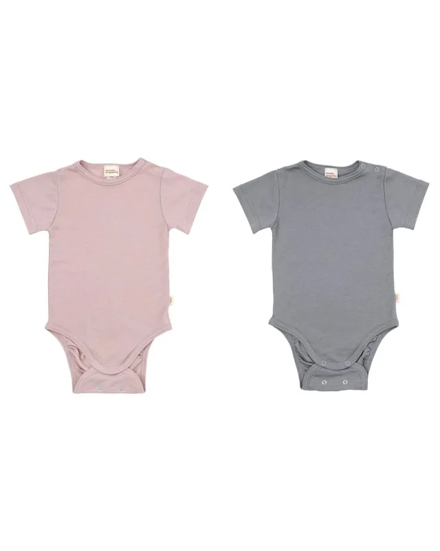 Woolly Organic Body body neonato manica corta lyocell lana AW26