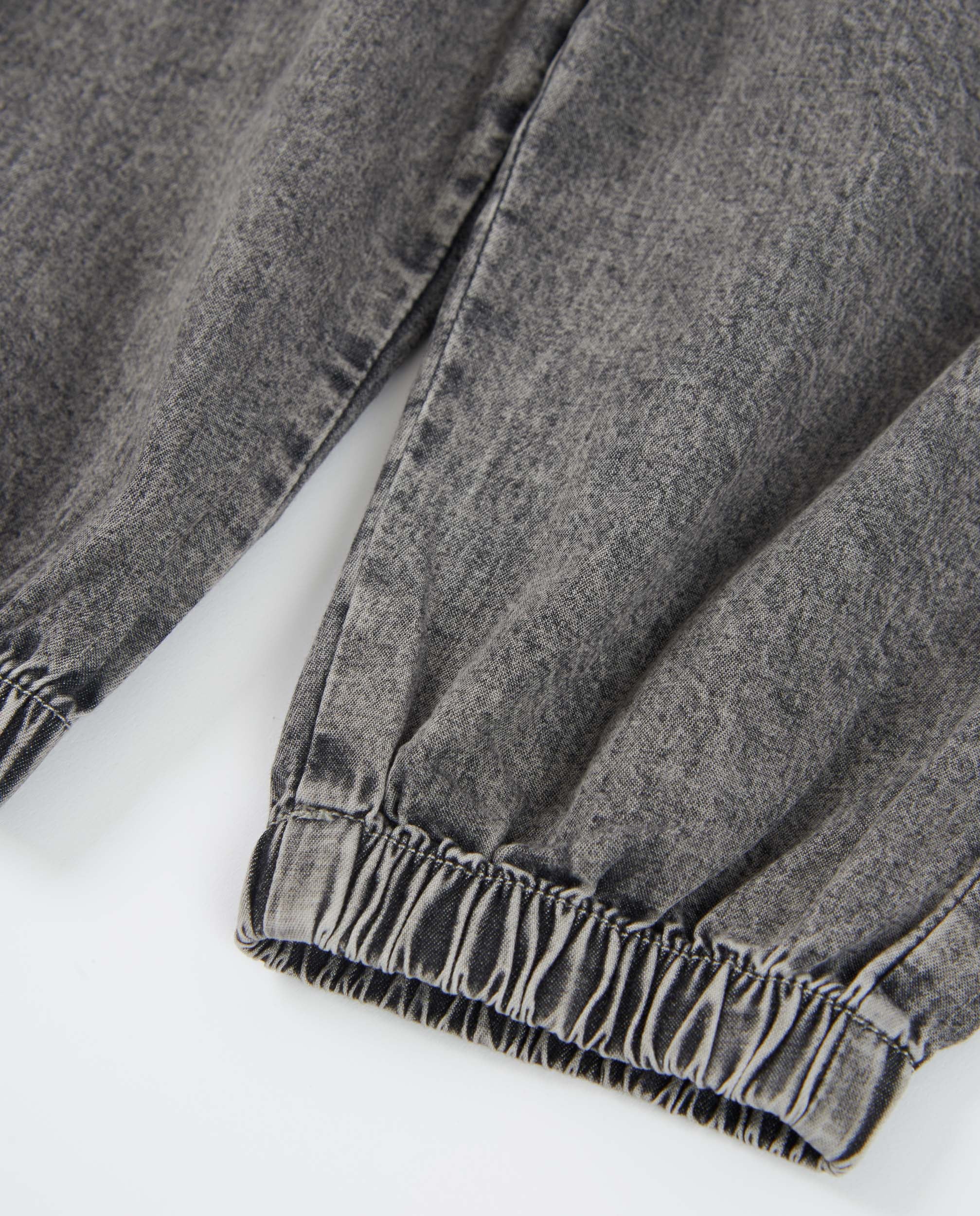 TucTuc Pantaloni Jeans bimba grigio denim lavato