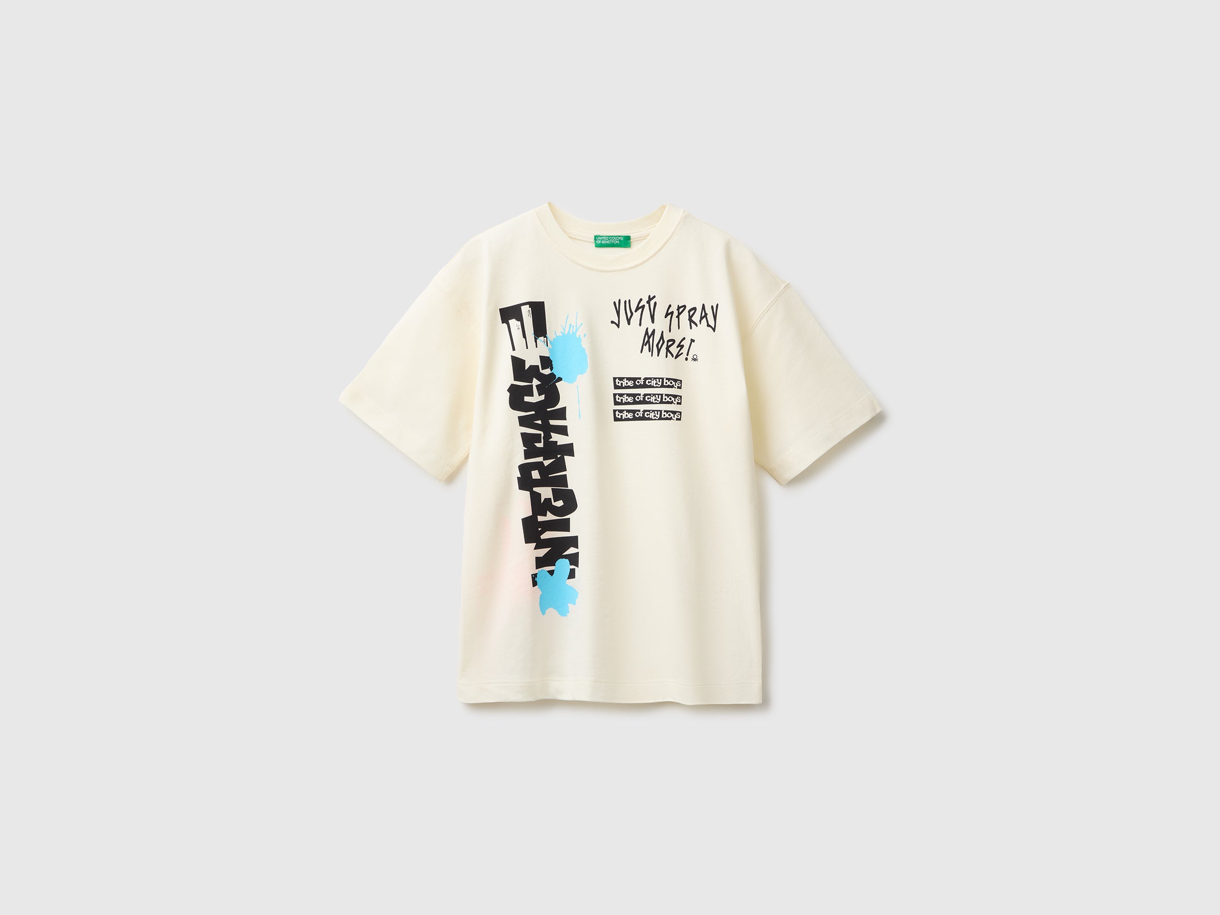 United Colors of Benetton T-Shirt Print Maglietta cotone stampa