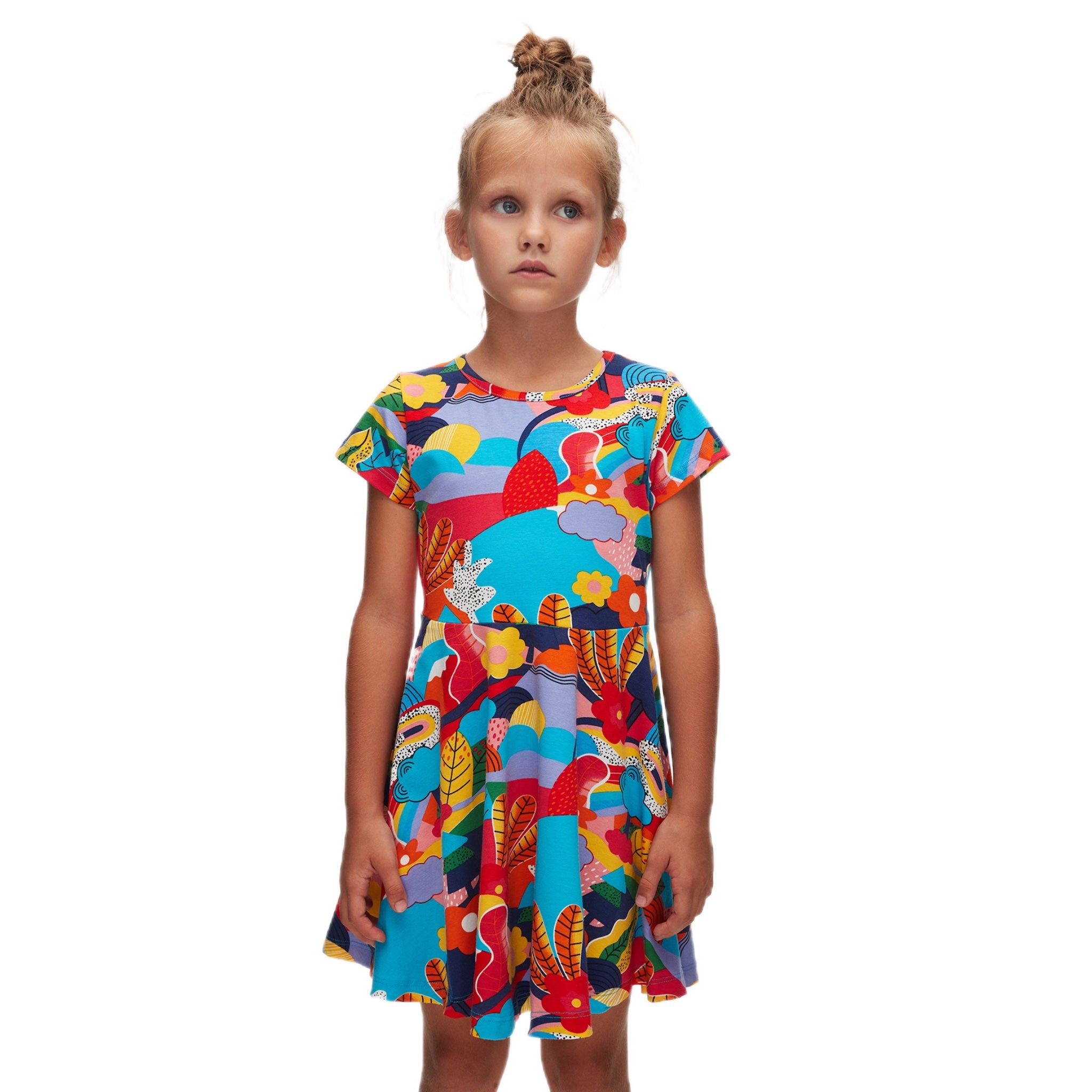 Kocarcia Lovetti Mini Fantasy Red abito bambina 86 cm cotone