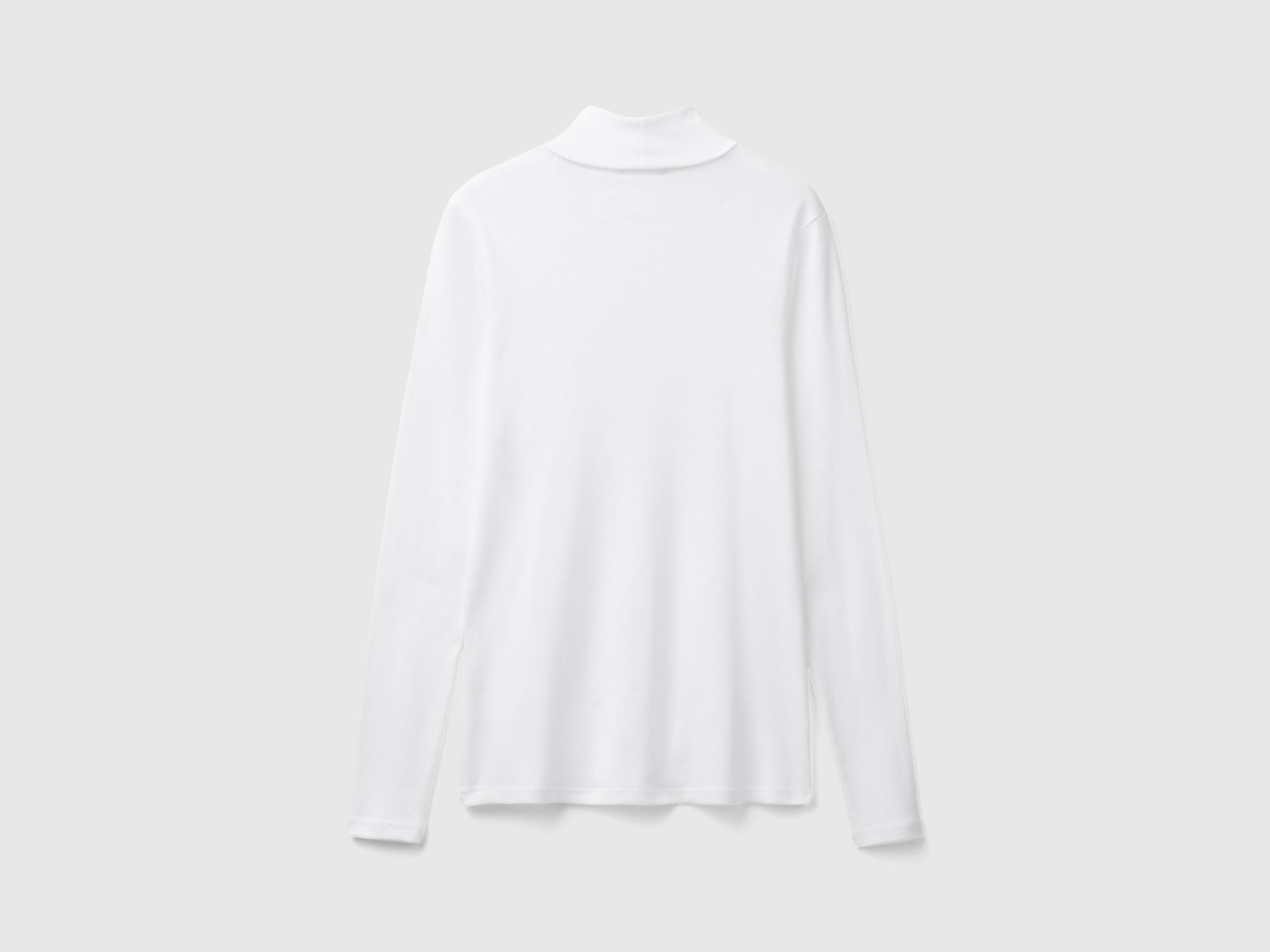 Benetton T-Shirts and Tops Maglia collo alto cotone manica lunga