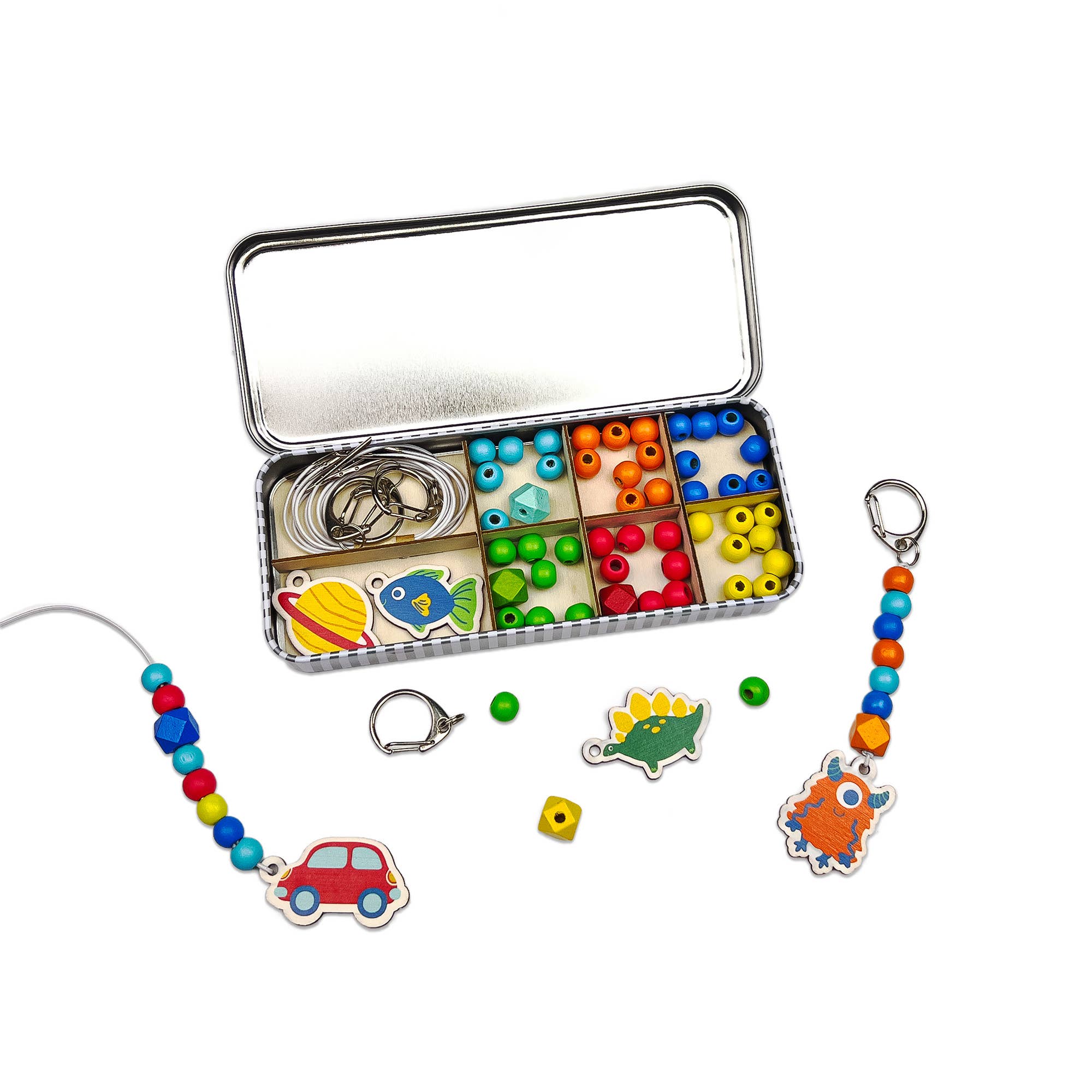 Cotton Twist Kit Portachiavi Legno All Sorts 5 Pezzi Bambini