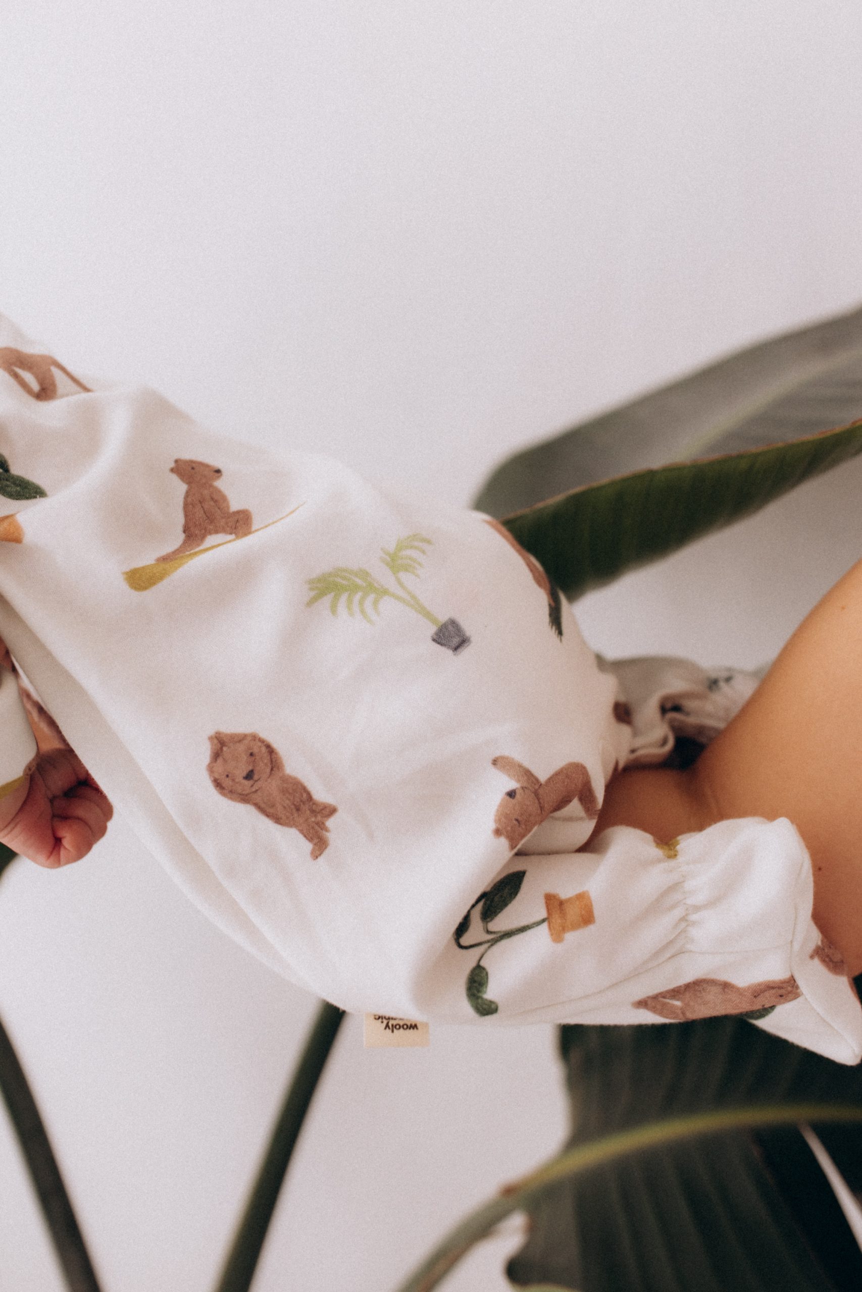 Woolly Organic Wrap Sleepsuit pagliaccetto neonato cotone bio