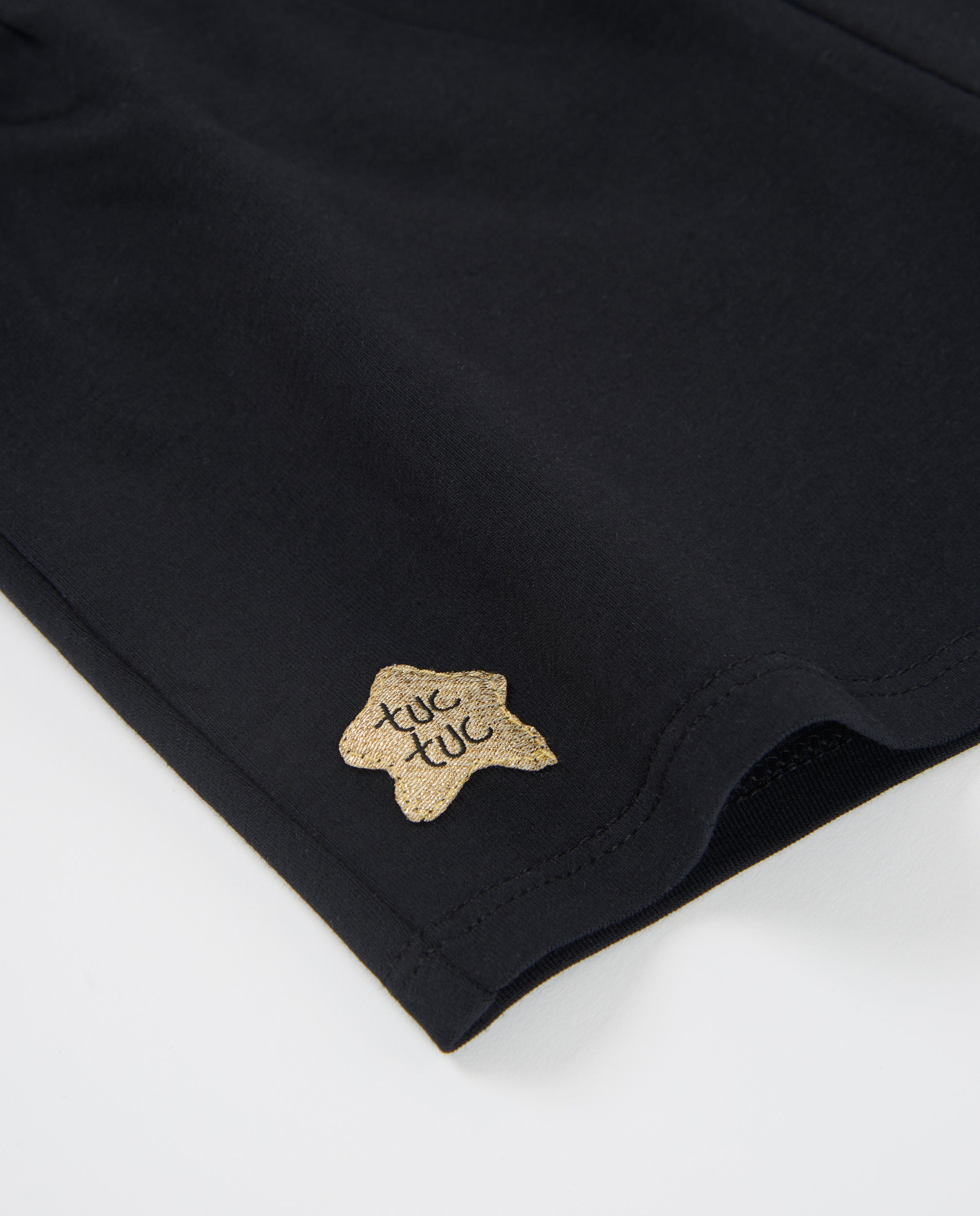 TucTuc Bermuda Shorts Nero Jersey 6M-10A Onde
