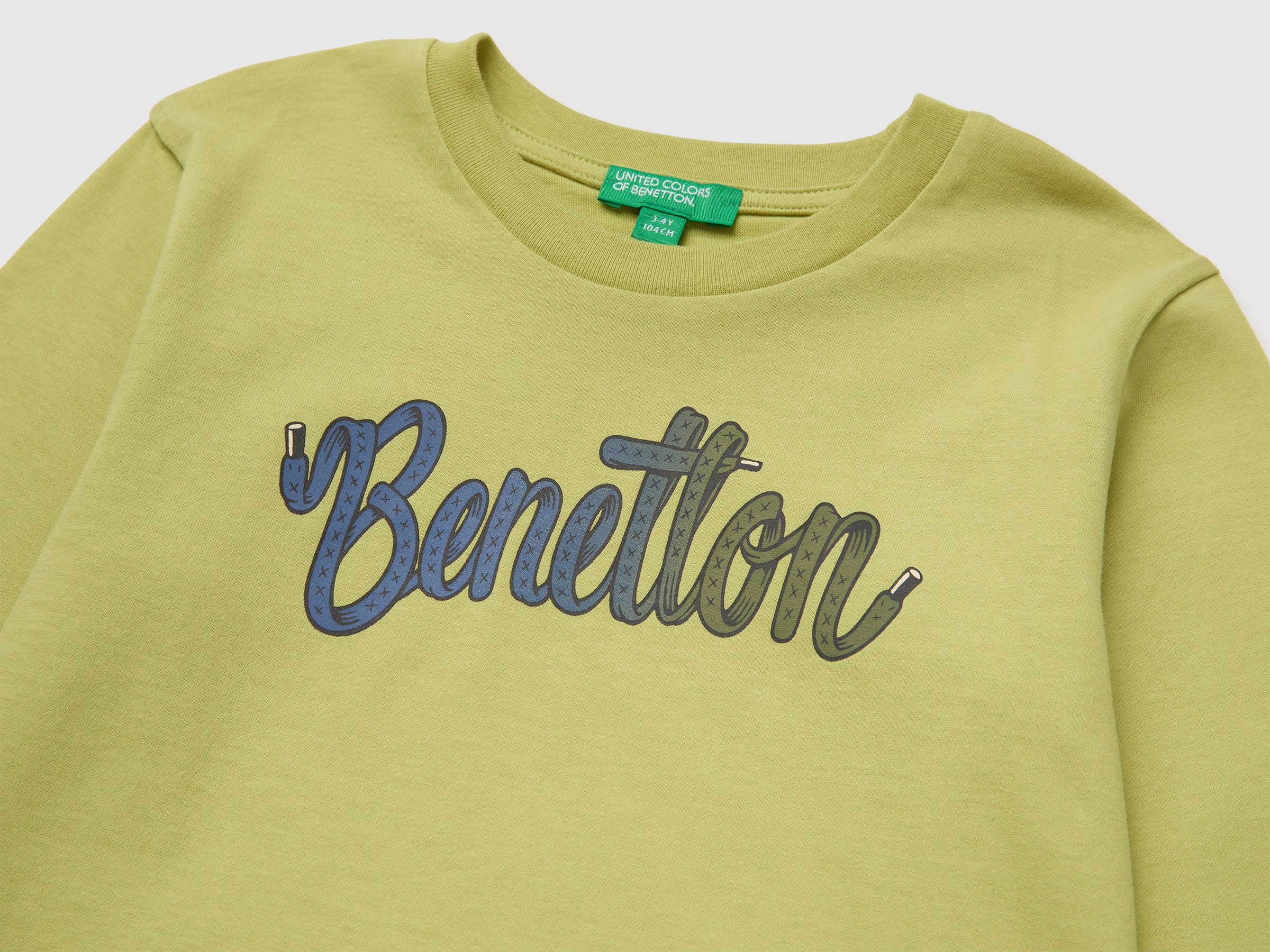United Colors of Benetton T-Shirts Maglietta Stampa Cotone Bio 82-116