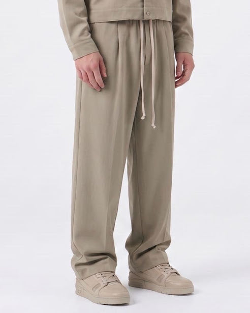 Sottosopra Uomo pantalone an019105 wide leg cammello M