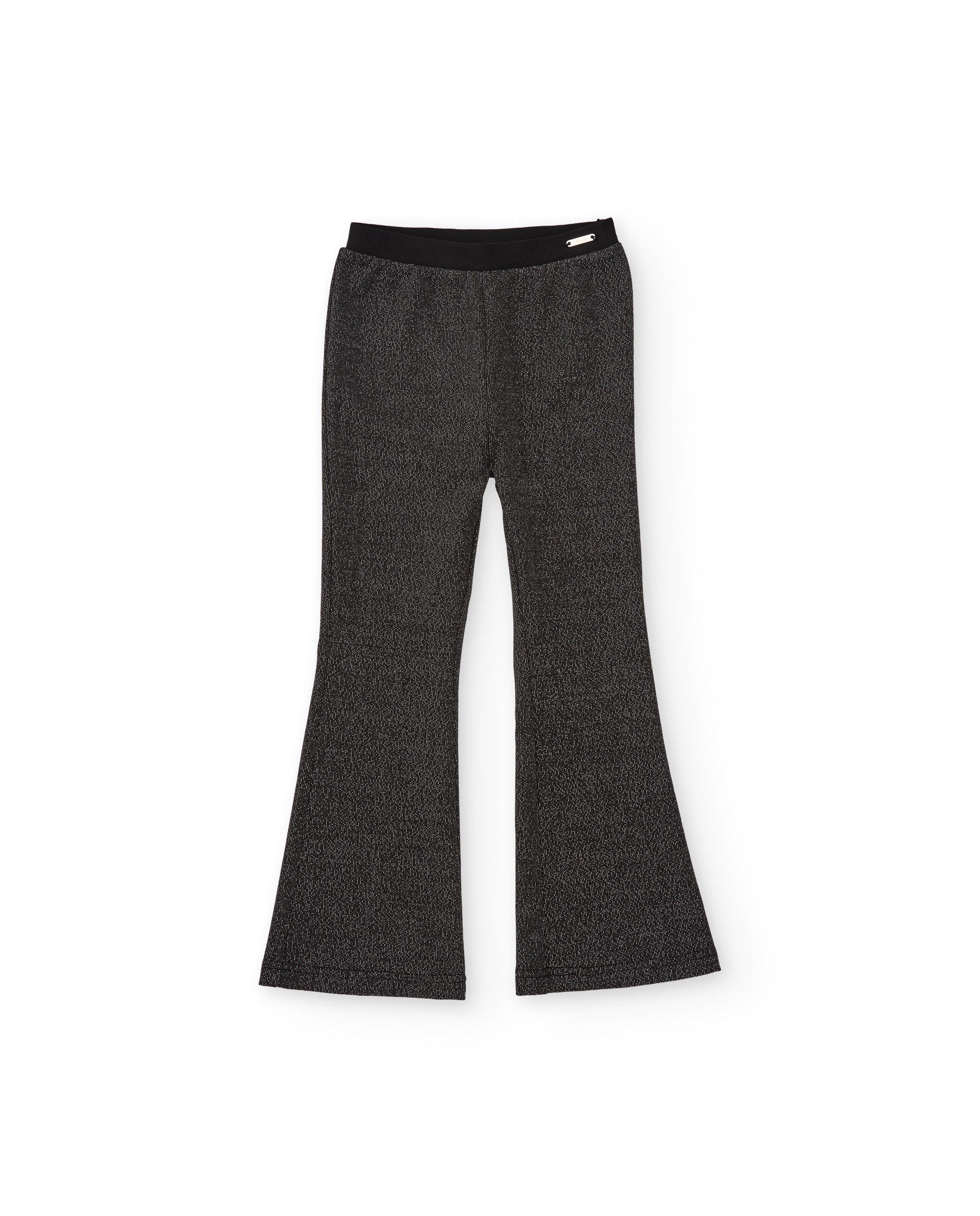 TucTuc Pantaloni Svasati Pantaloni Bimba Grigio Scuro Brillante