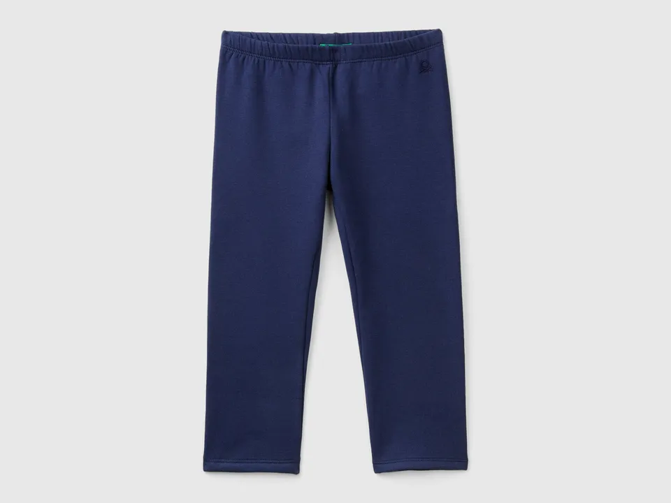 United Colors of Benetton leggings felpa cotone caldo elastico vita 104