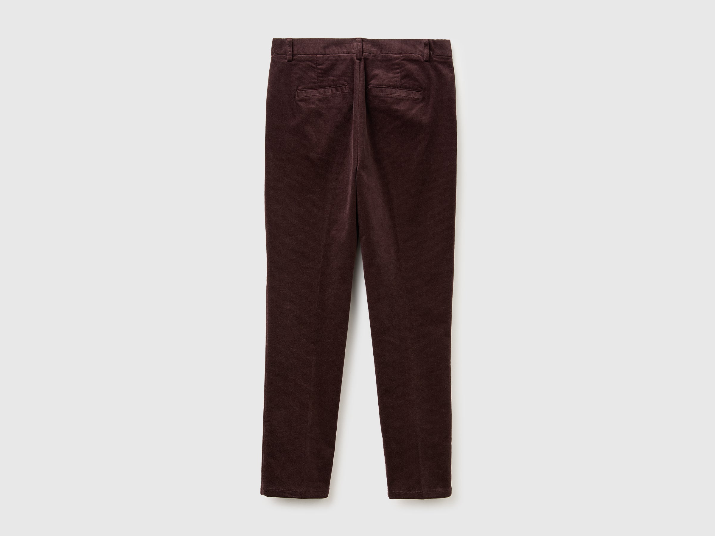 United Colors of Benetton Pantaloni chino velluto elasticizzato