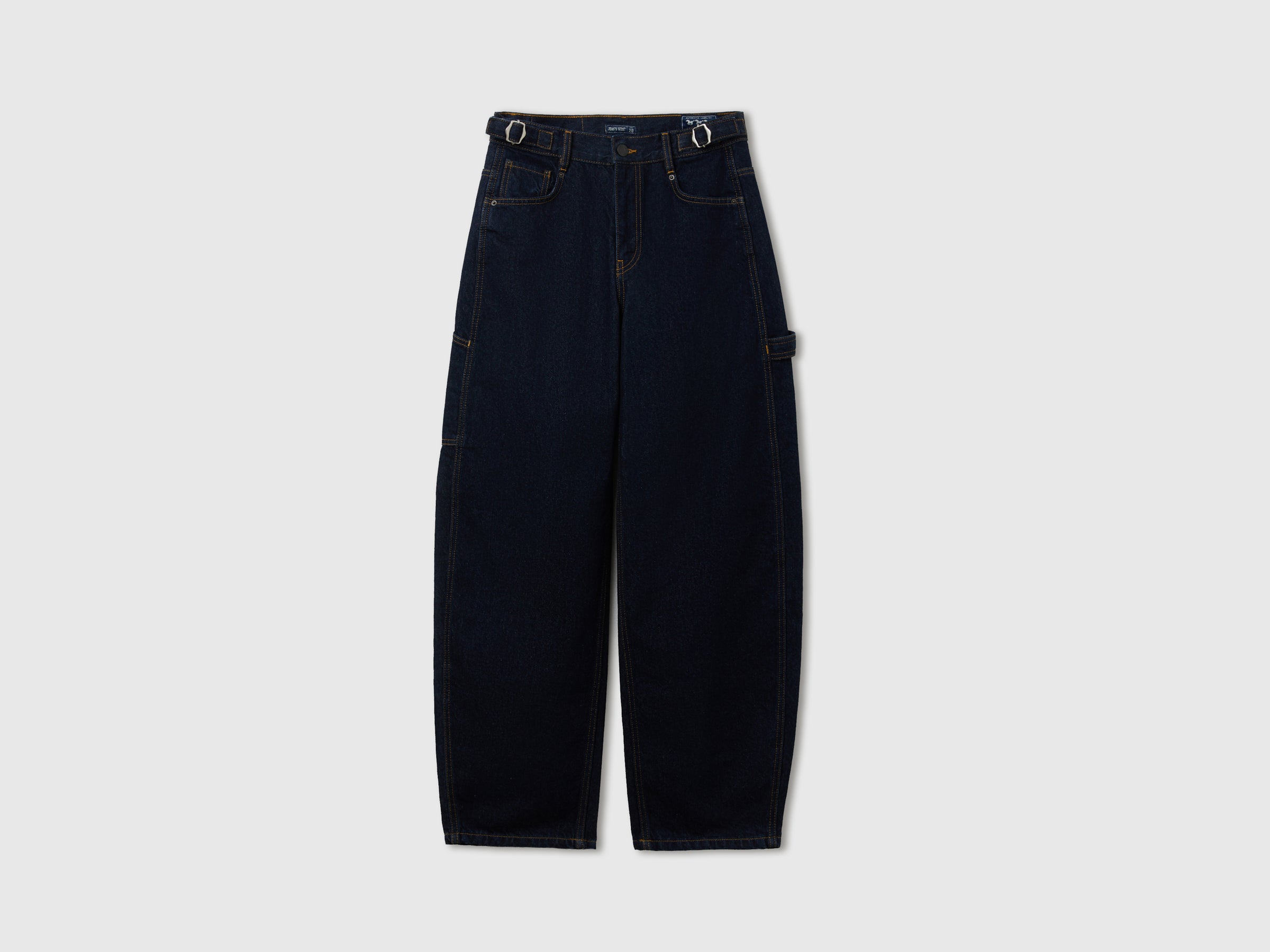 United Colors of Benetton Jeans barrel fit denim lavaggio scuro