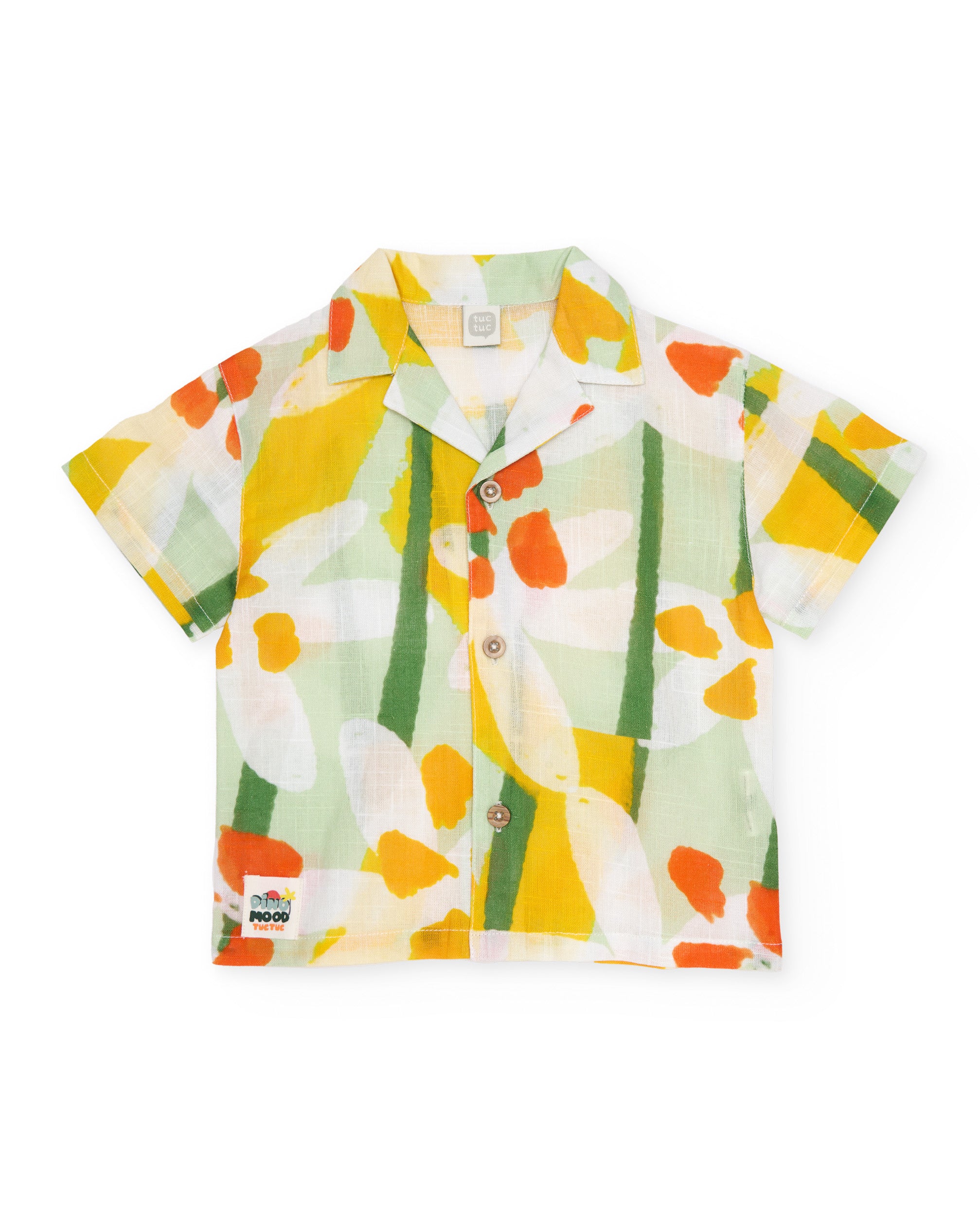 TucTuc Camicette Camicia Bambino Verde Stampa Artistico