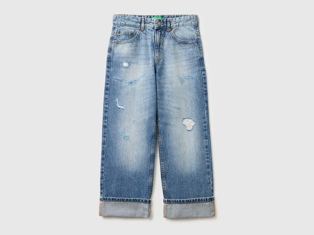 United Colors of Benetton Jeans Dritti L denim cotone