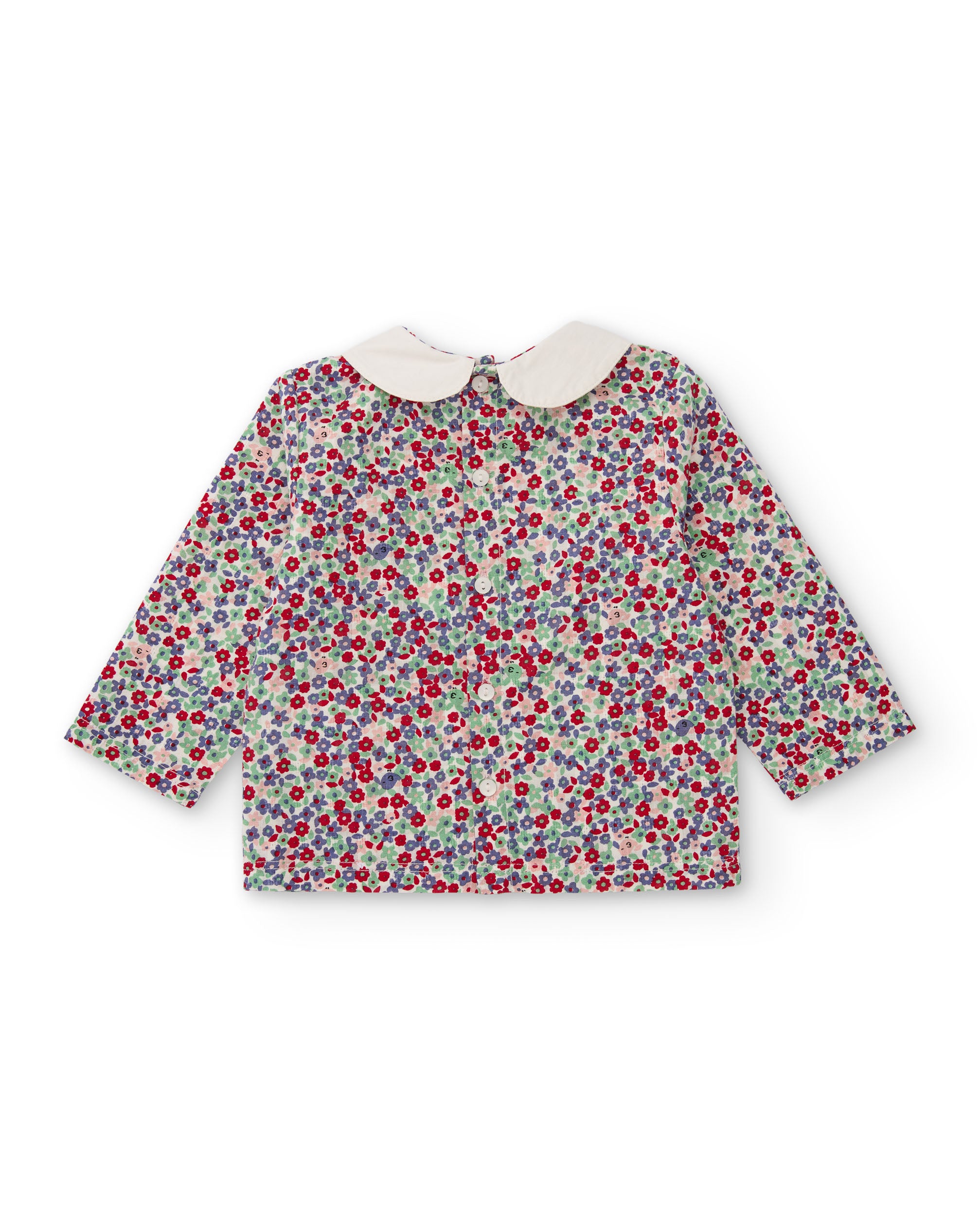 TucTuc Completi neonata multicolor blusa fiori + leggings