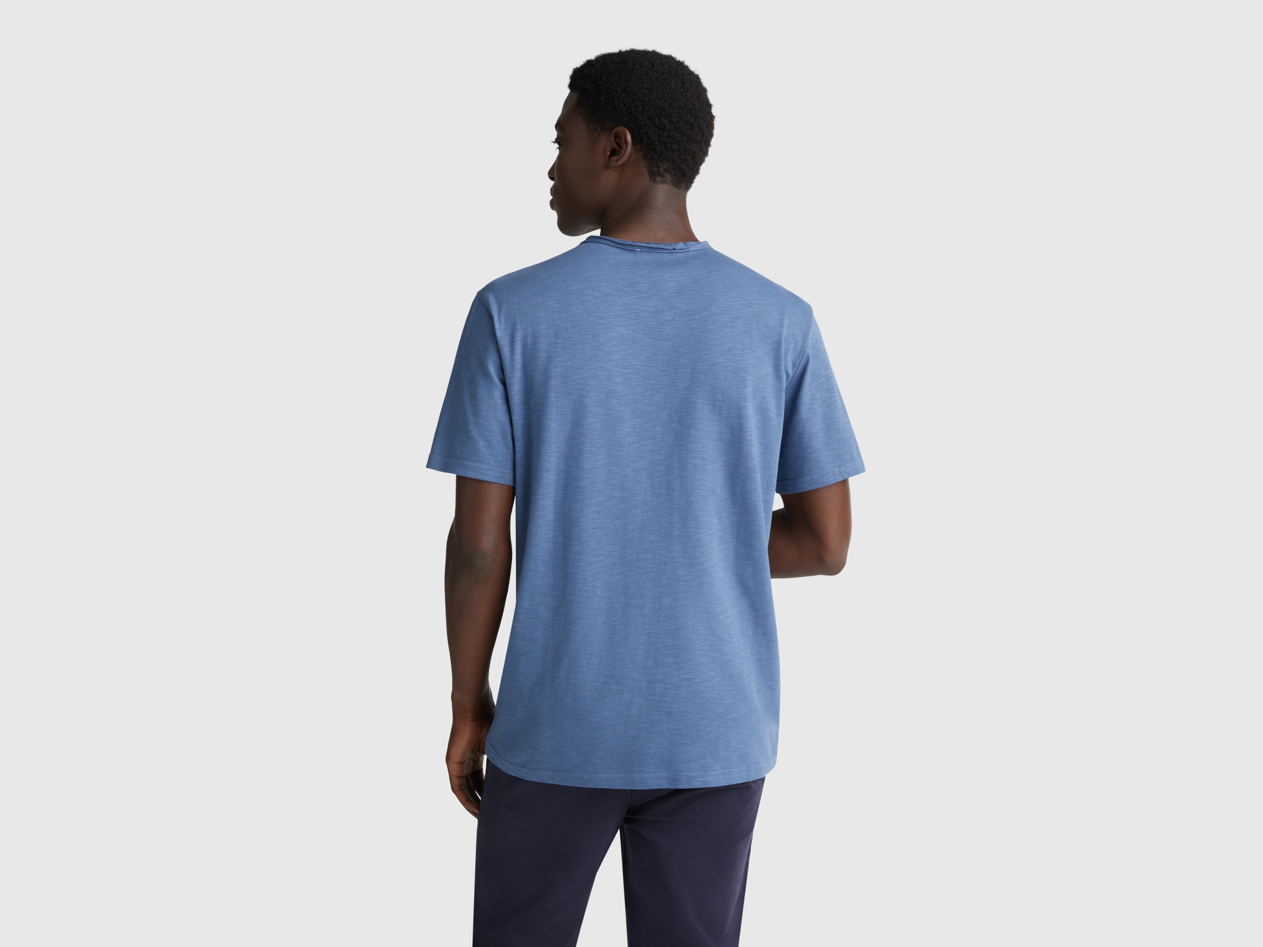 United Colors of Benetton T-Shirts Slub cotton t-shirt cotone