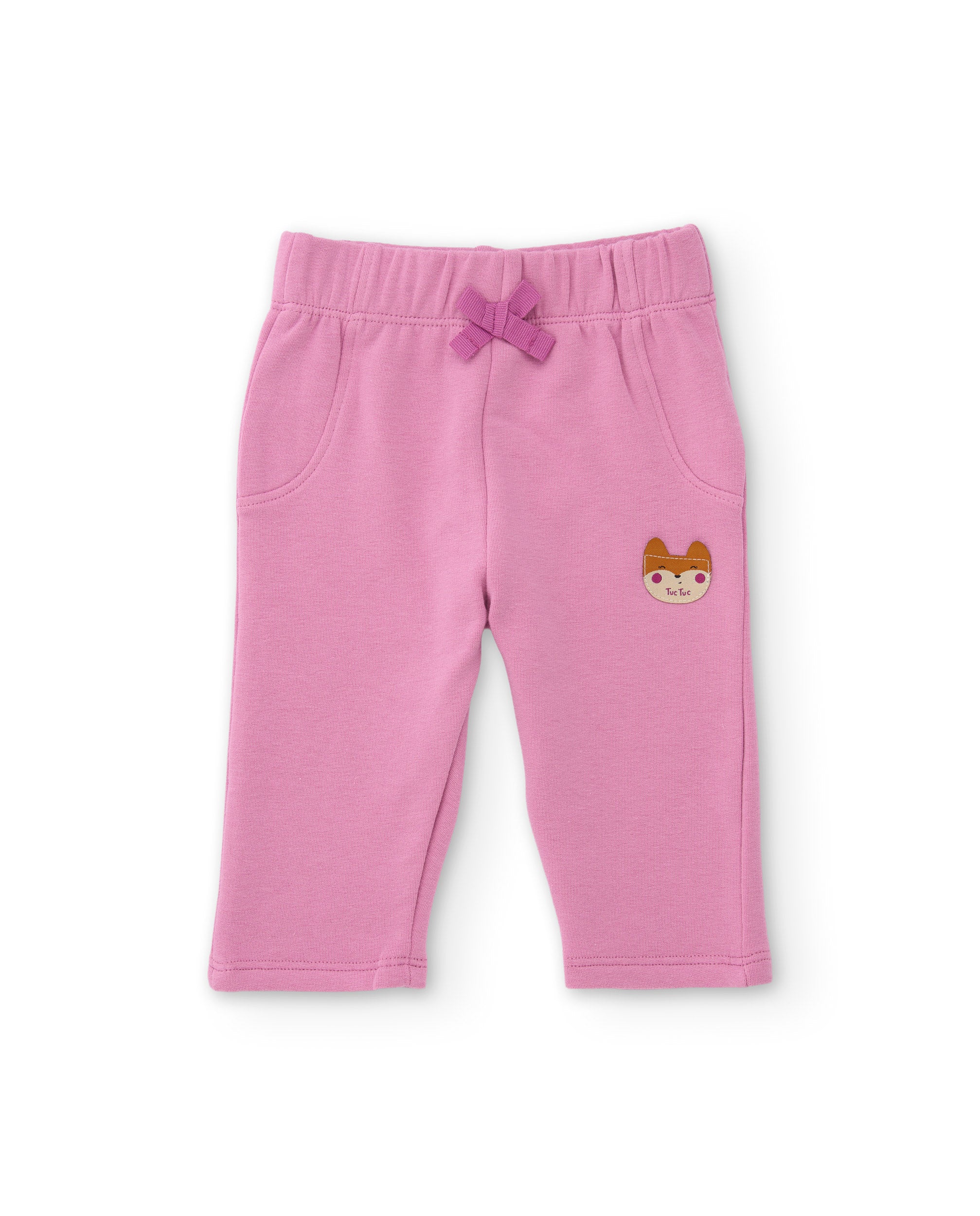 TucTuc Completi Magic Foxy Neonata Rosa in Felpa