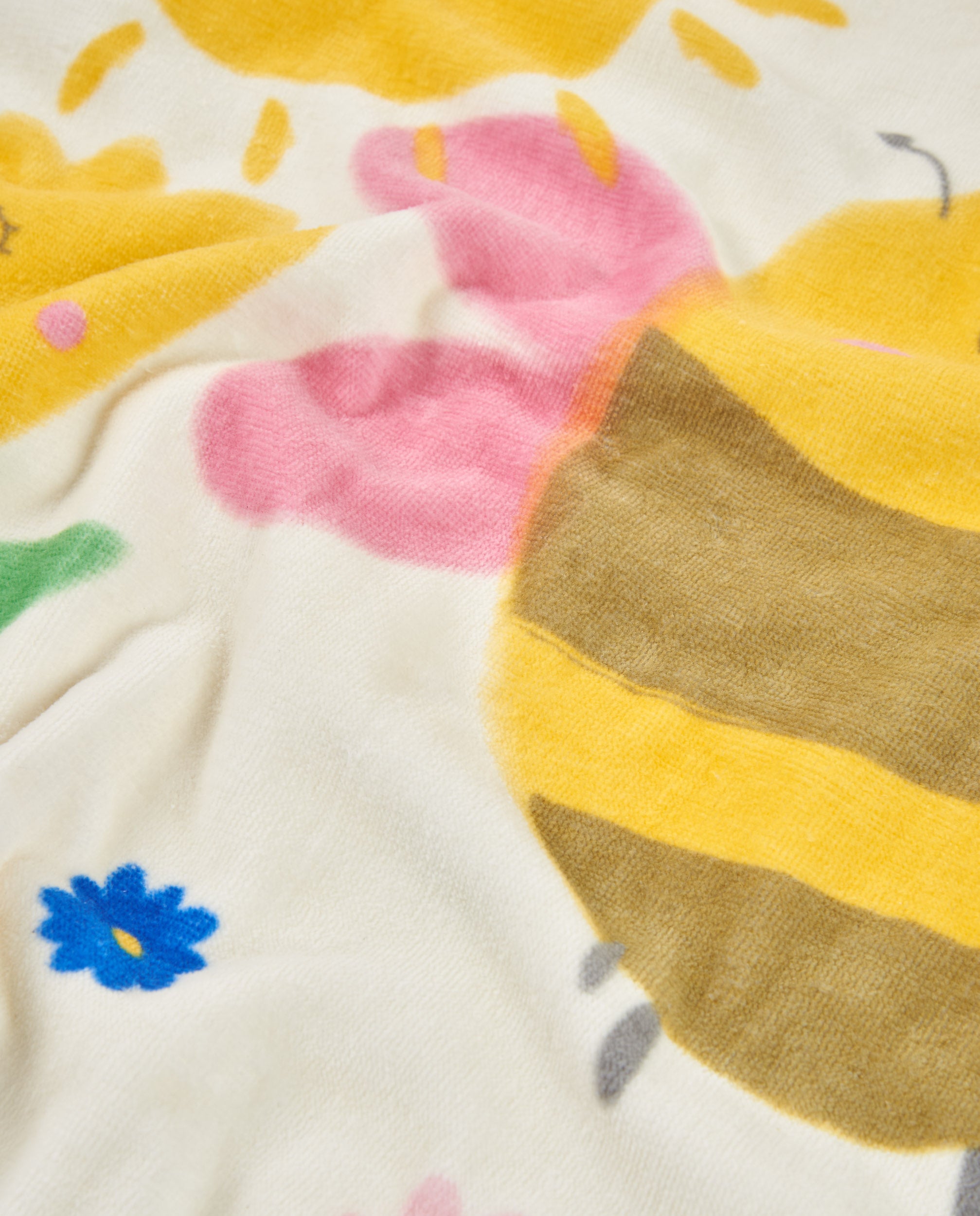 TucTuc Asciugamani Poncho Neonato Giallo con Cappuccio
