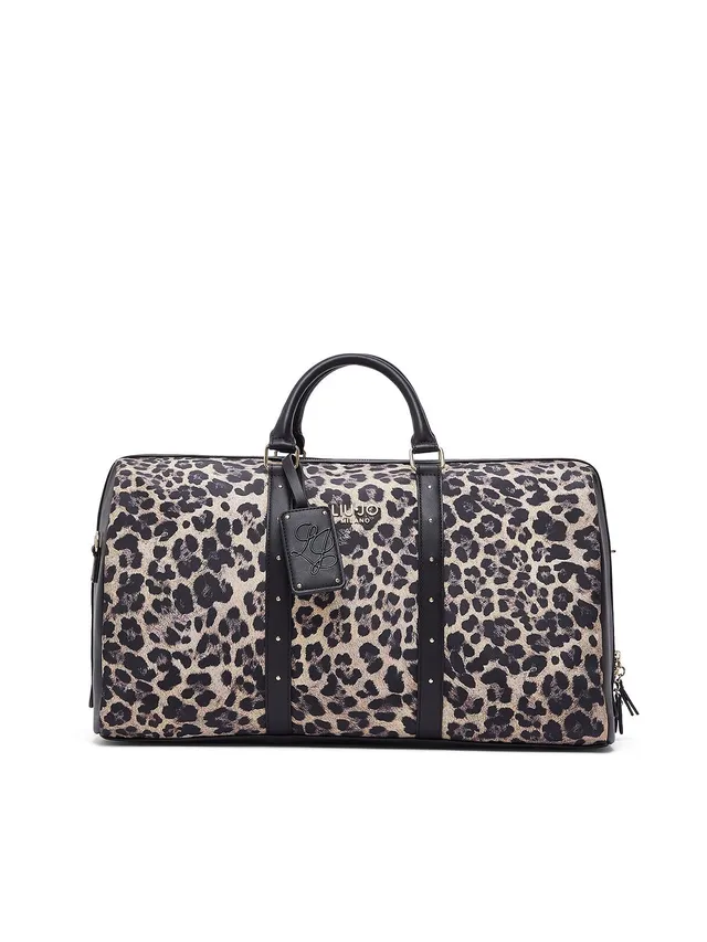 Liu Jo 00047 Borsone Viaggio Animalier Nylon