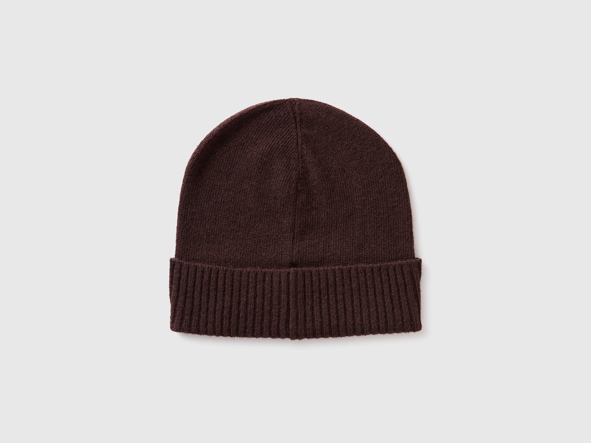 Benetton cappello 100% lana berretto tinta unita taglia unica