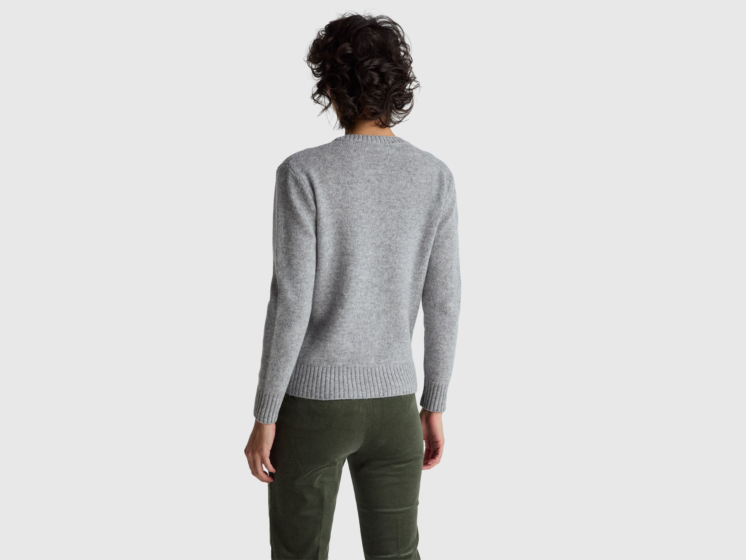 United Colors of Benetton Maglione Lana Shetland Woolmark