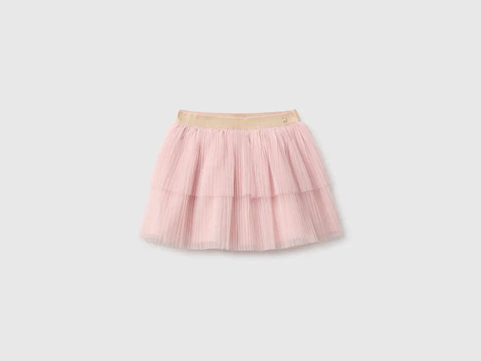 United Colors of Benetton Skirts gonna tulle plissettata lurex
