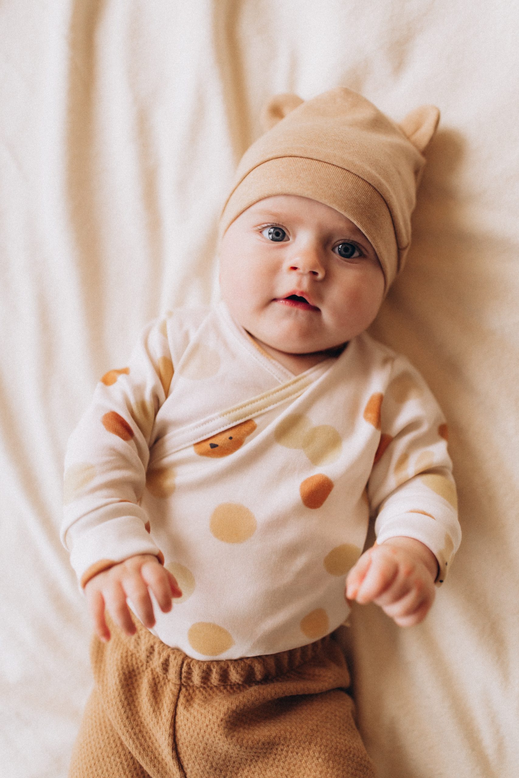 Woolly Organic NOOS body avvolgibile manica lunga GOTS