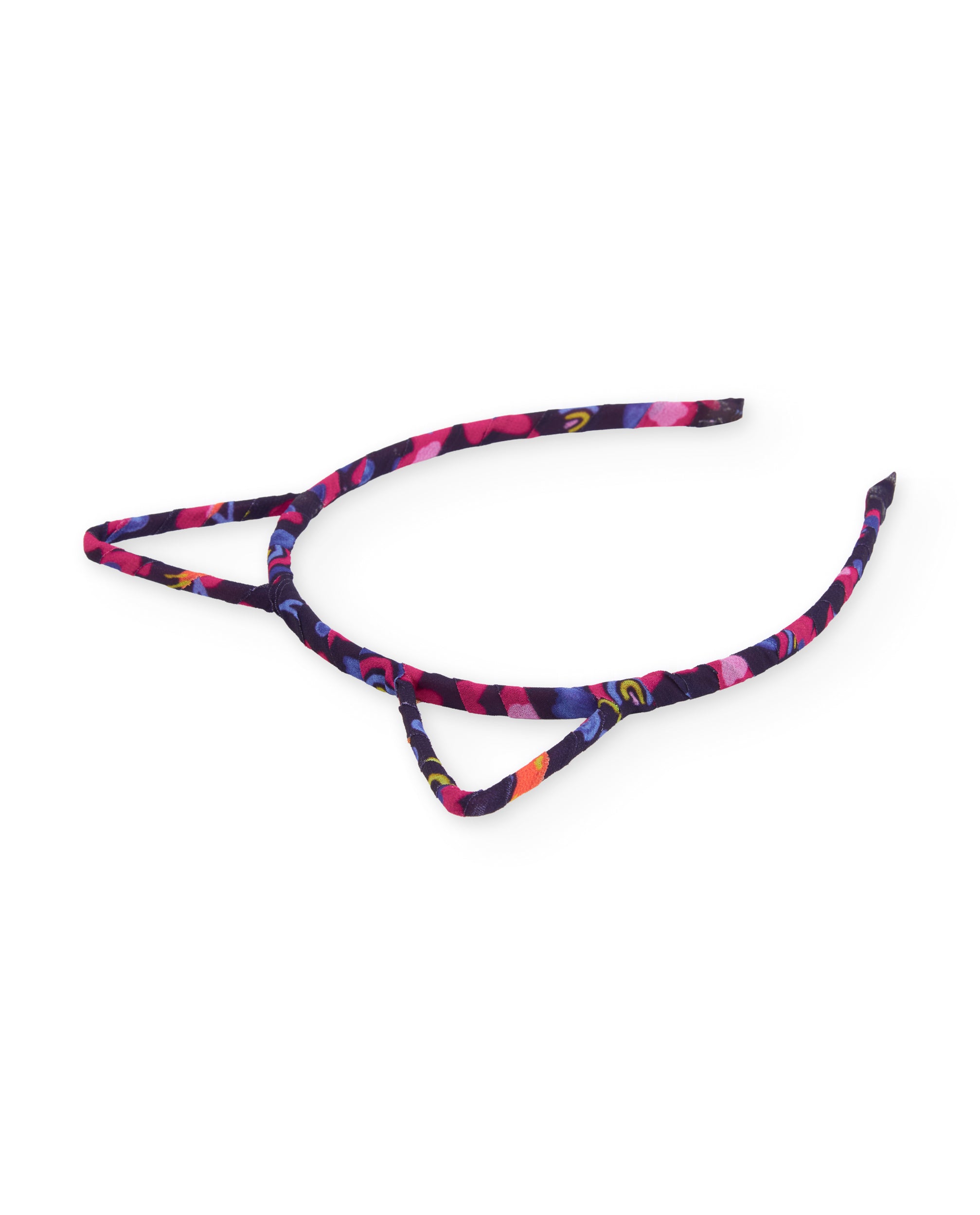 TucTuc Accessori Fascia Bambina Fucsia Orecchie Fiori