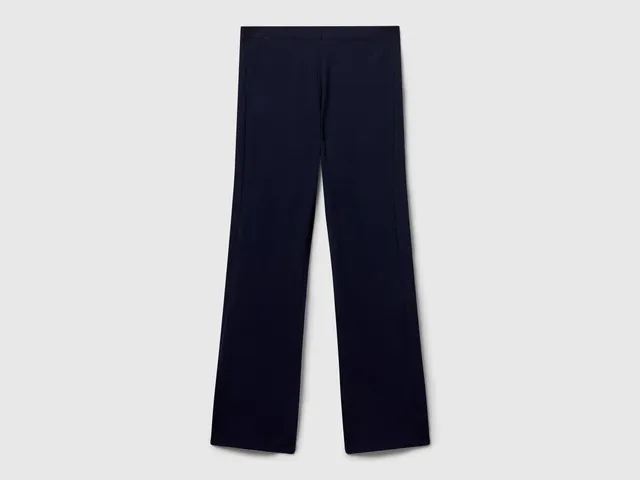 United Colors of Benetton Trousers Leggings cotone svasati M