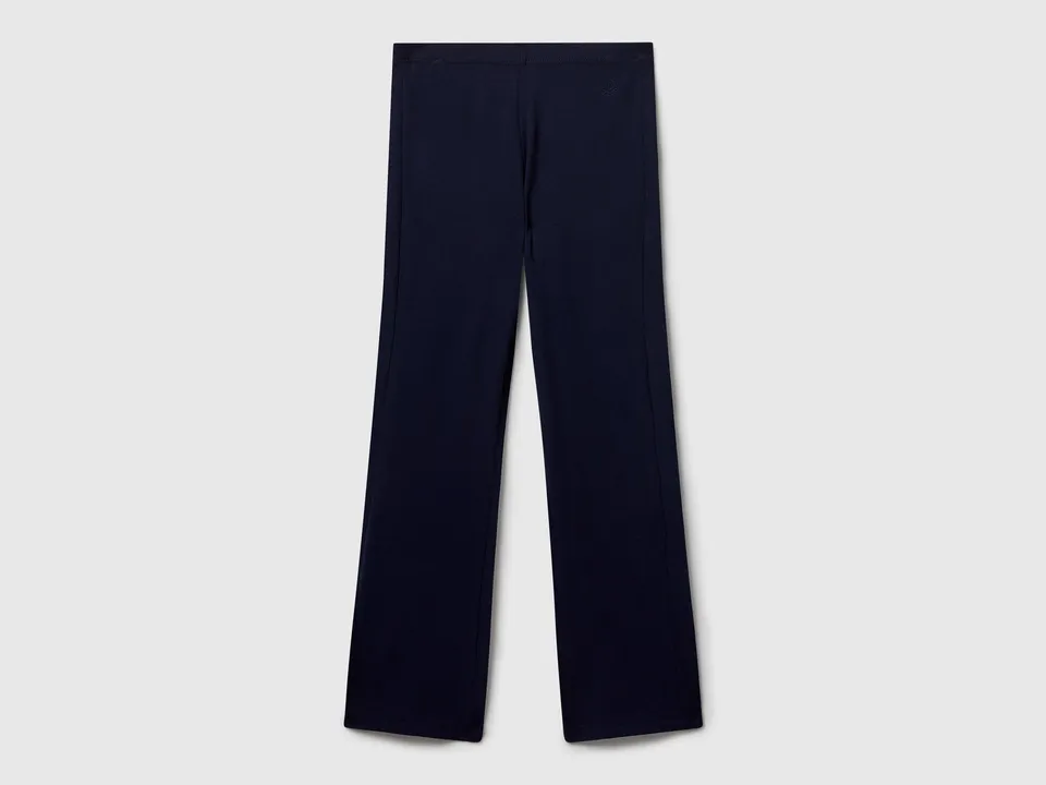 United Colors of Benetton Trousers Leggings cotone svasati M